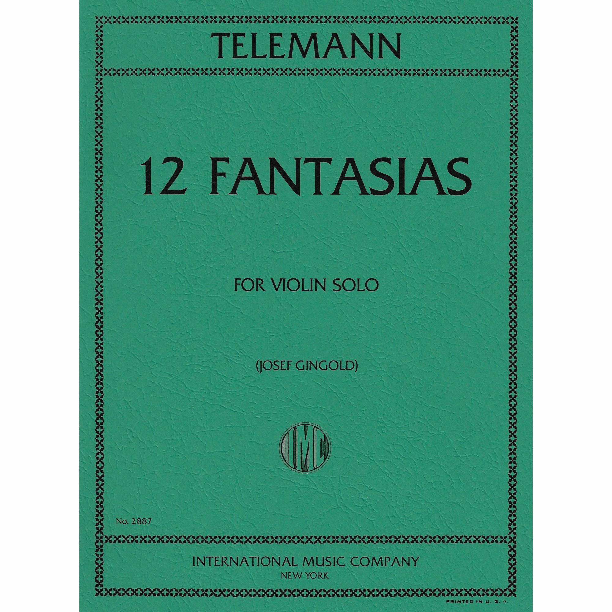 Telemann -- 12 Fantasias for Solo Violin