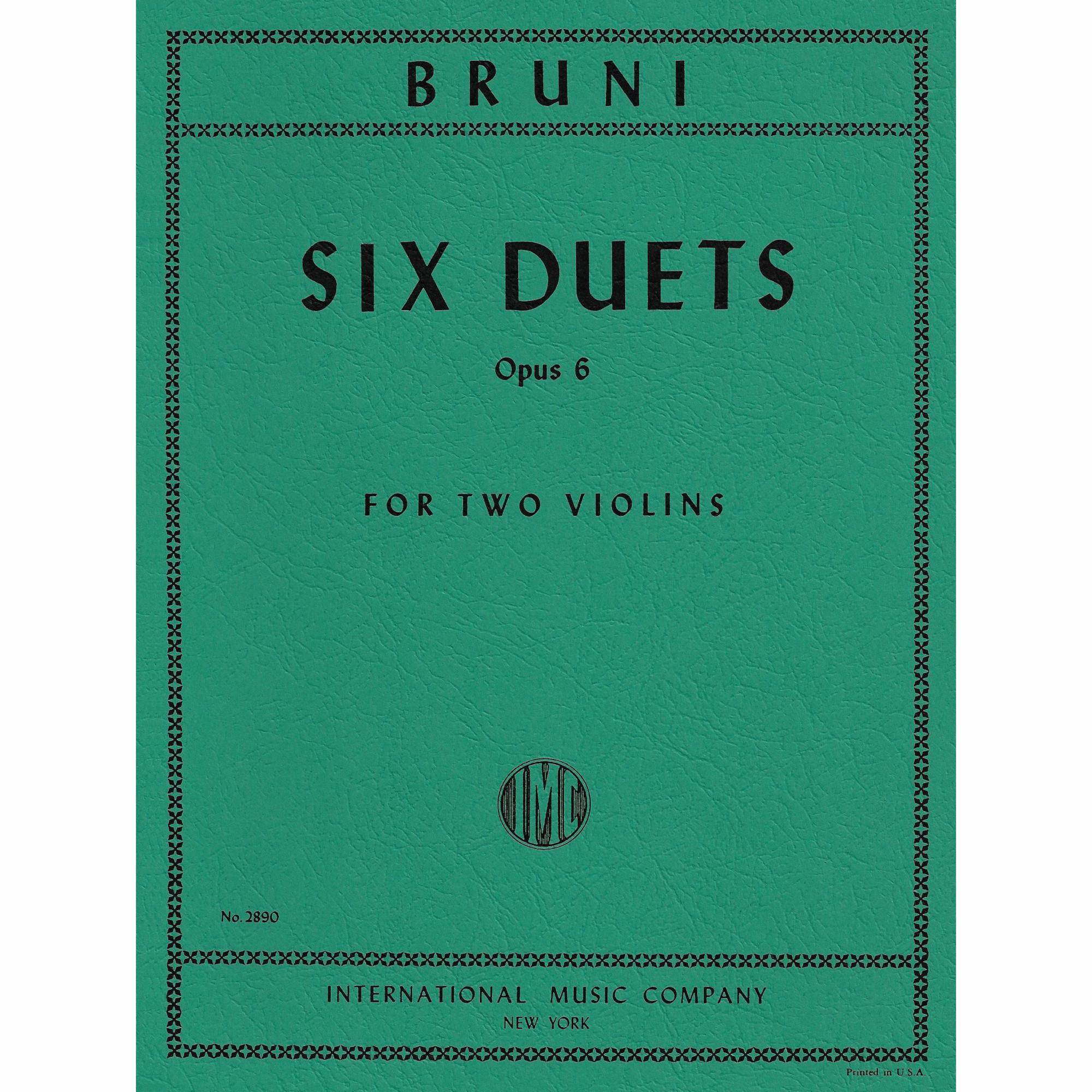 Bruni -- Six Duets Op. 6 for Two Violins