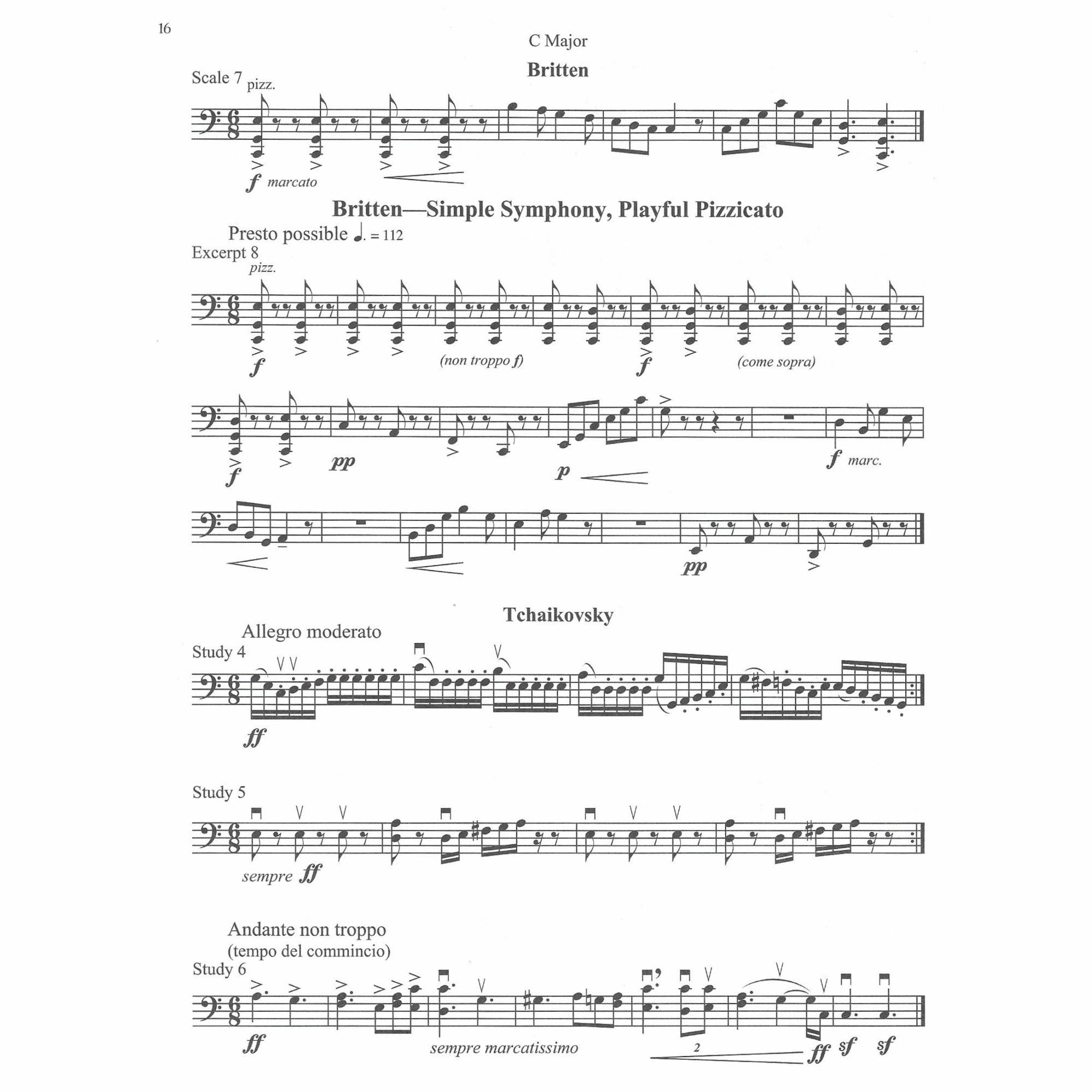 Sample: Cello (Pg. 16)