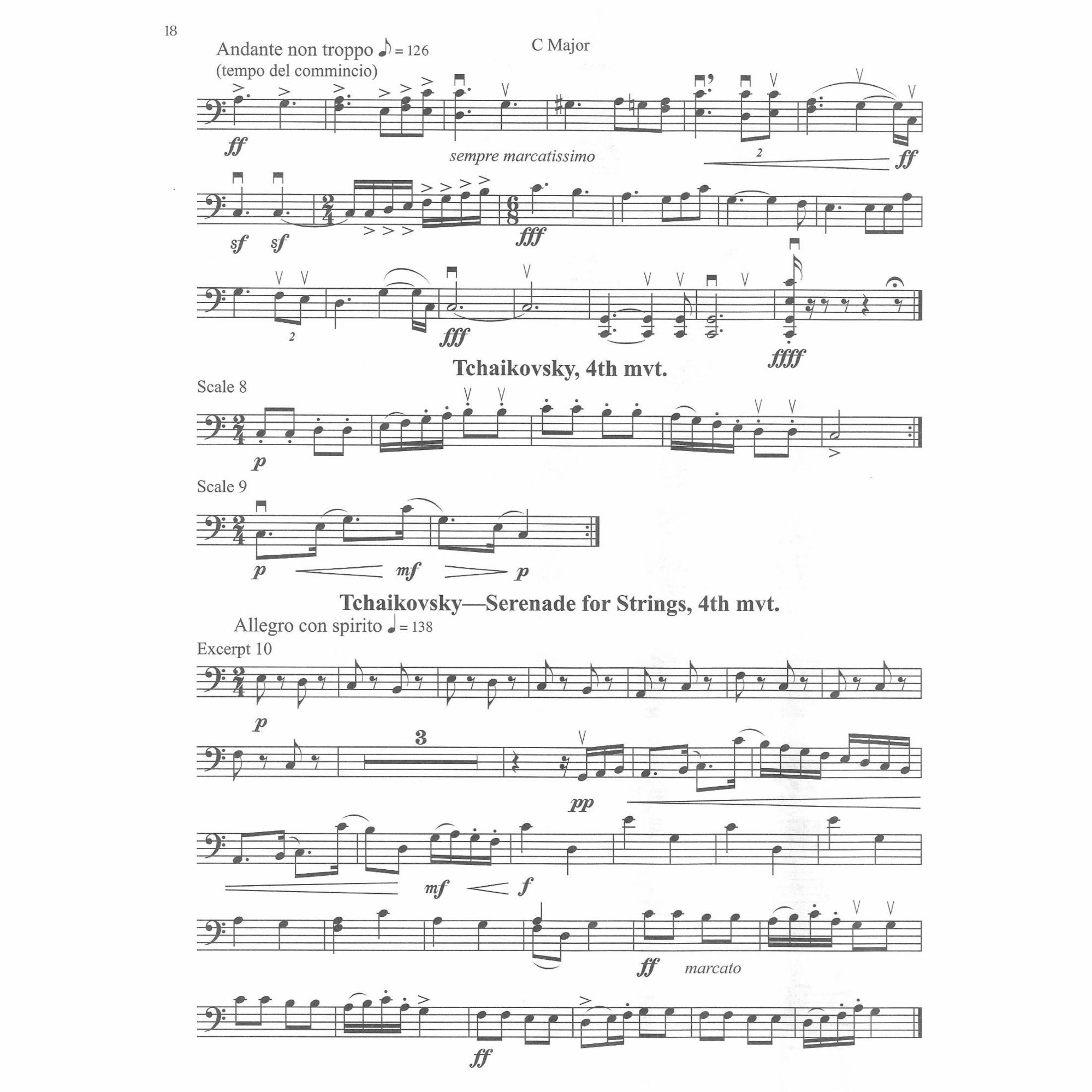 Sample: Cello (Pg. 18)