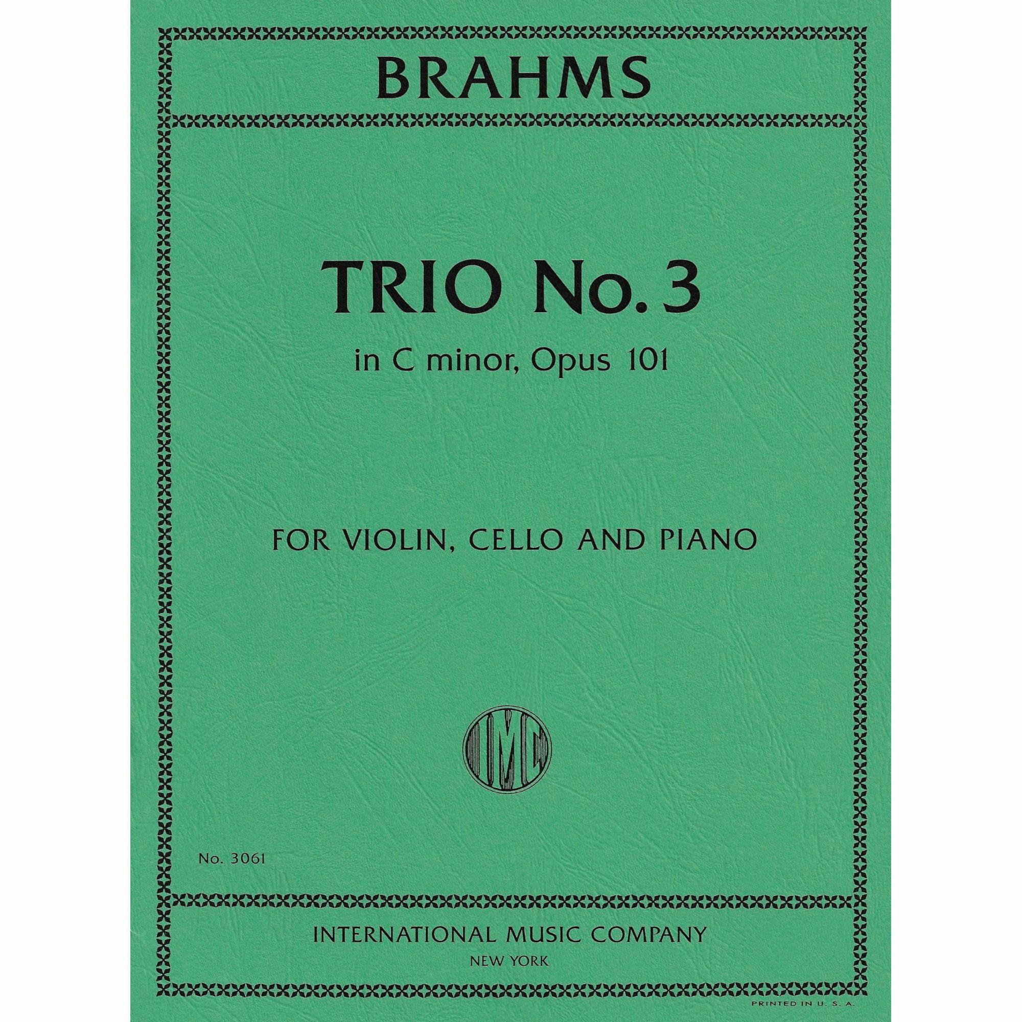 Brahms -- Piano Trio No. 3 in C Minor, Op. 101