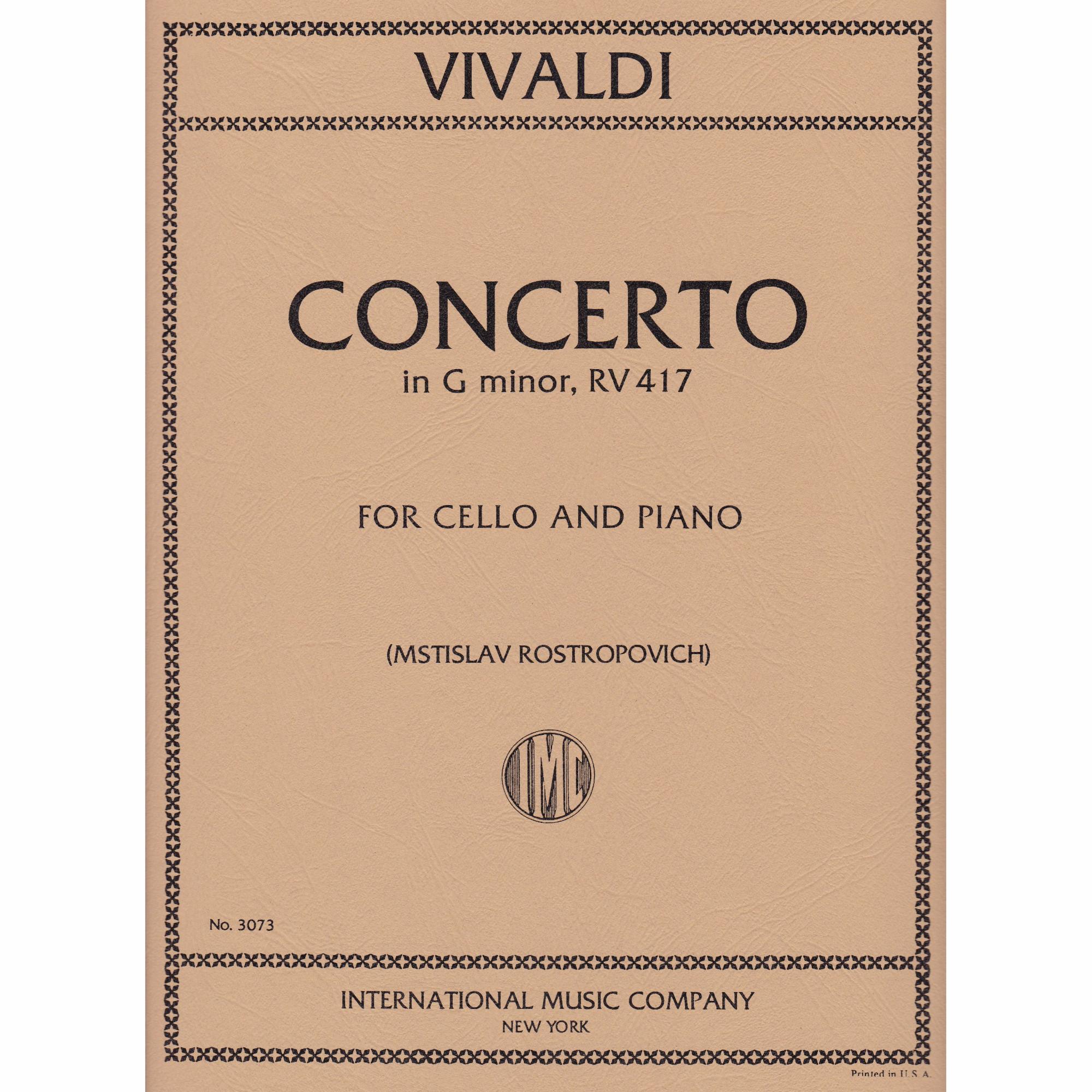Cello Concerto in G Minor, RV 417