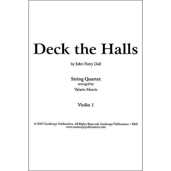 Deck the Halls (String Quartet)