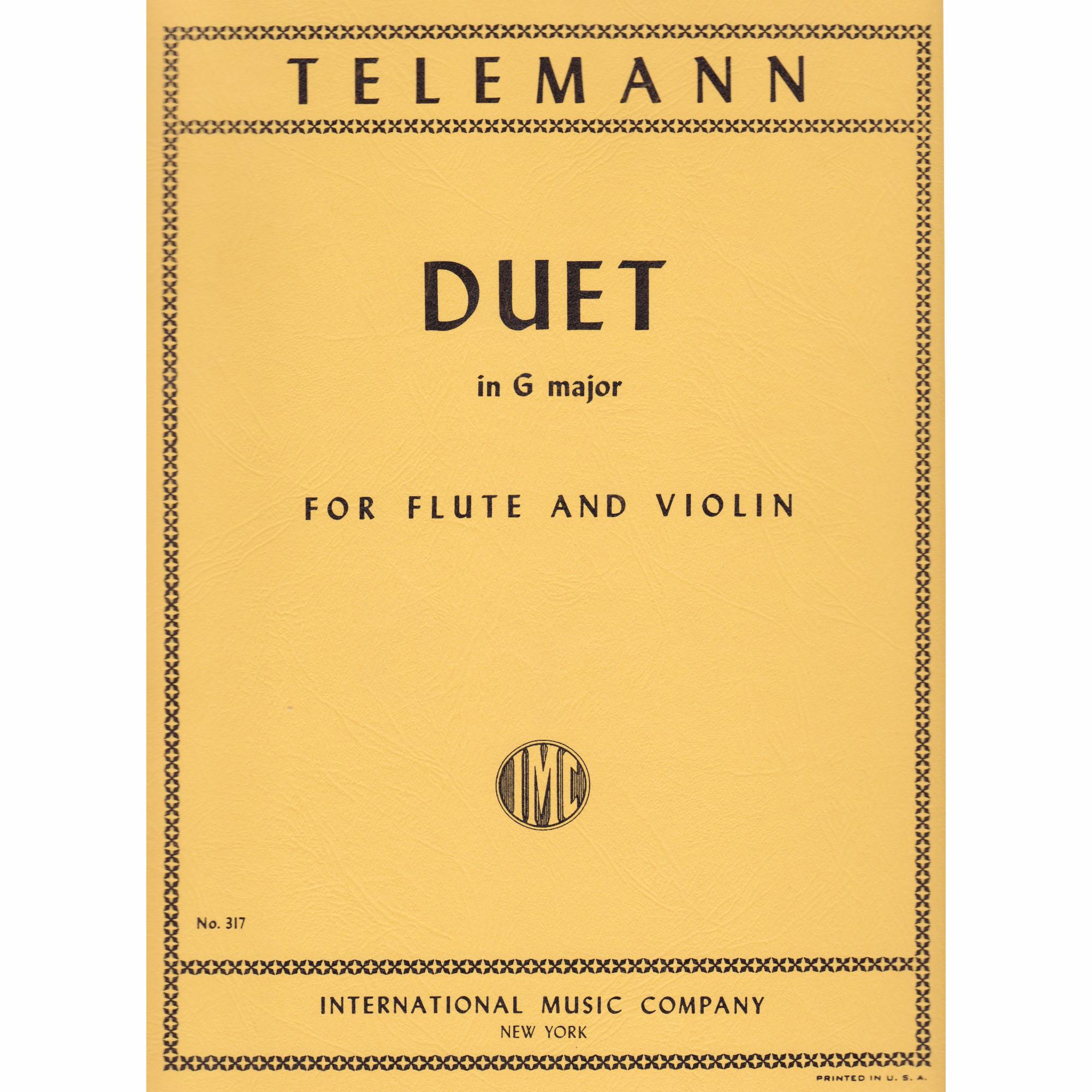 Duet in G Major for Flute and Violin