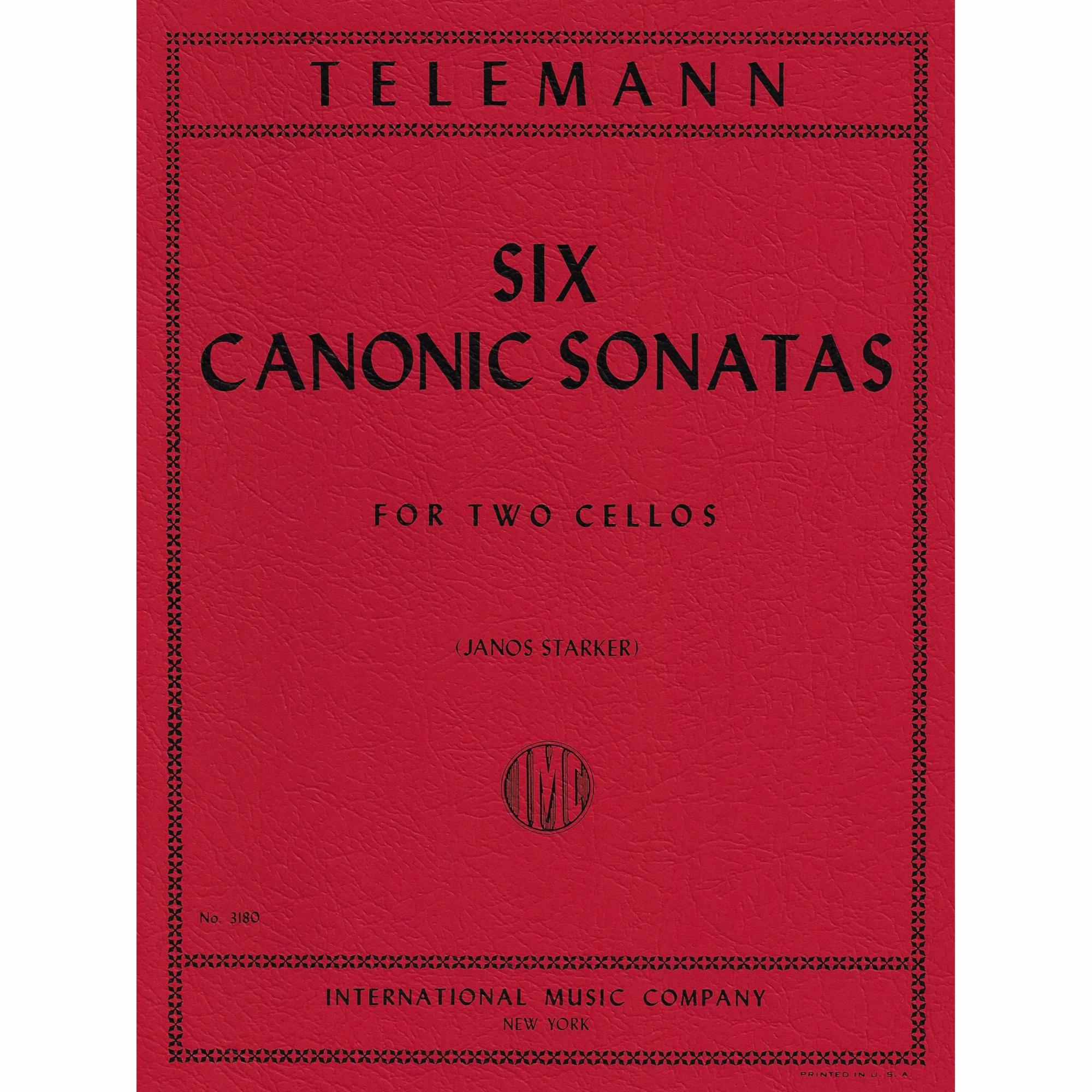 Telemann -- Six Canonic Sonatas for Two Cellos