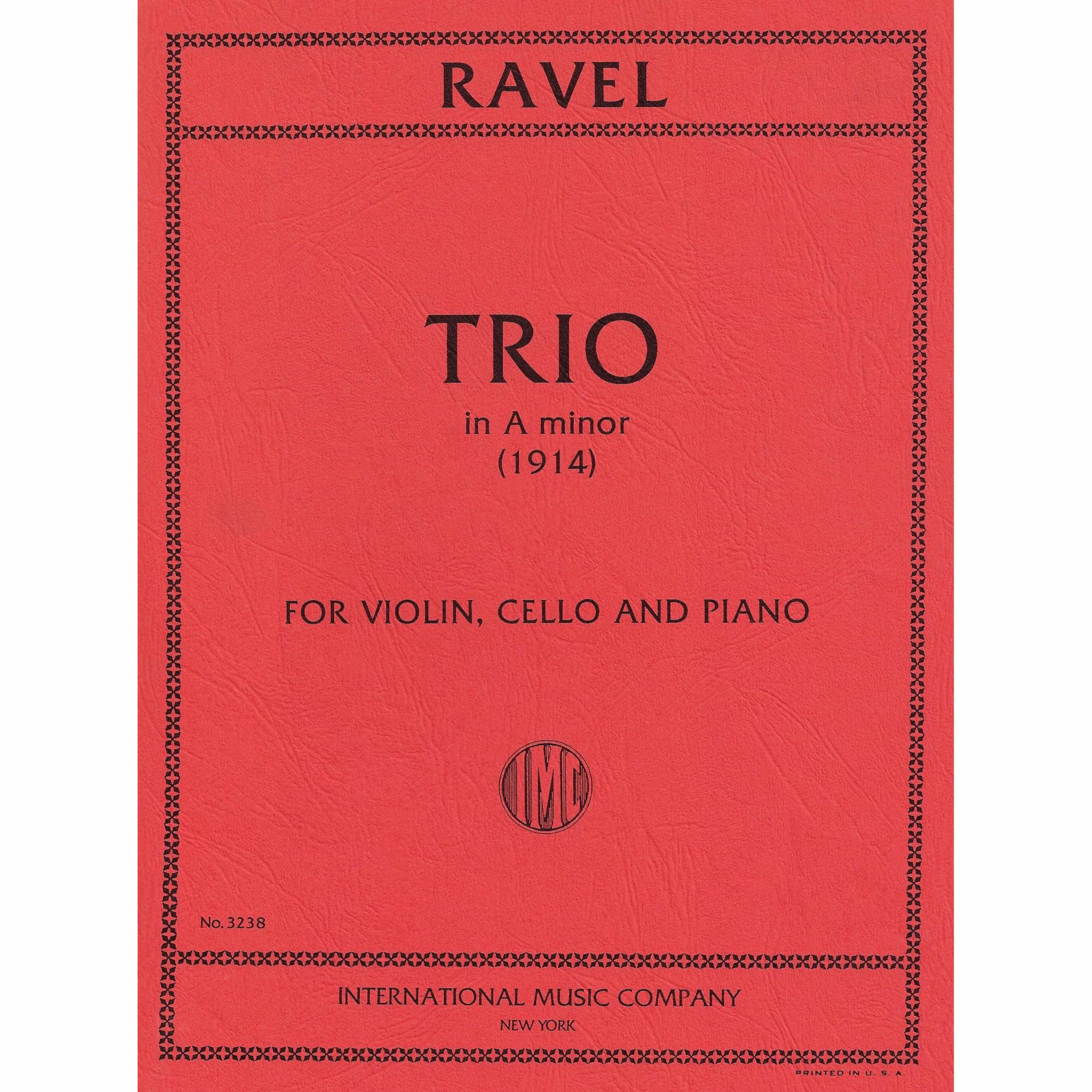 Ravel -- Piano Trio in A Minor