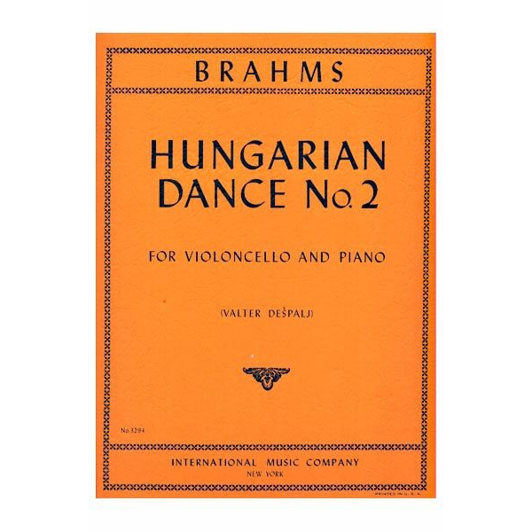 Hungarian Dance No.2 for Cello and Piano