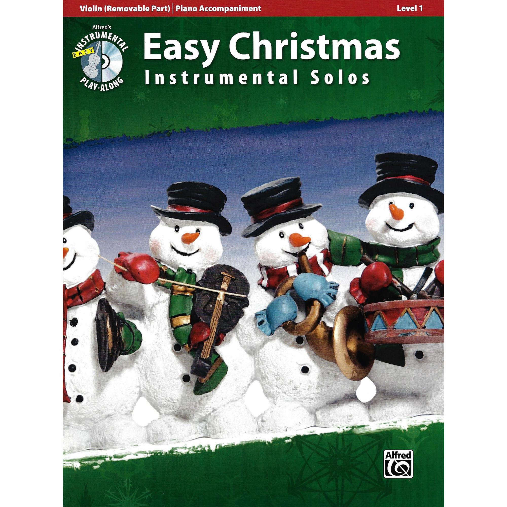Easy Christmas Solos for Violin, Viola, or Cello and Piano