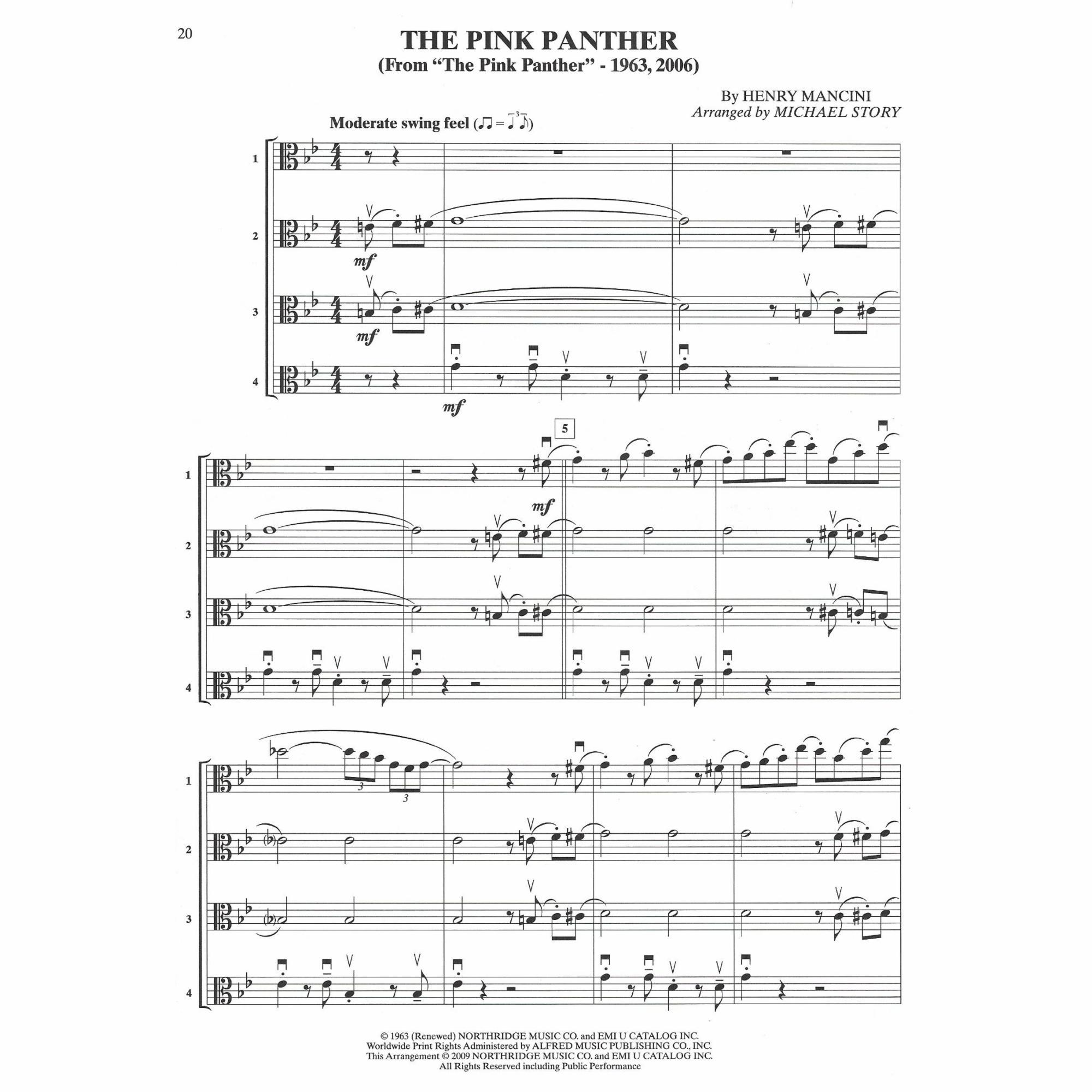 Sample: Four Violas (Pg. 20)