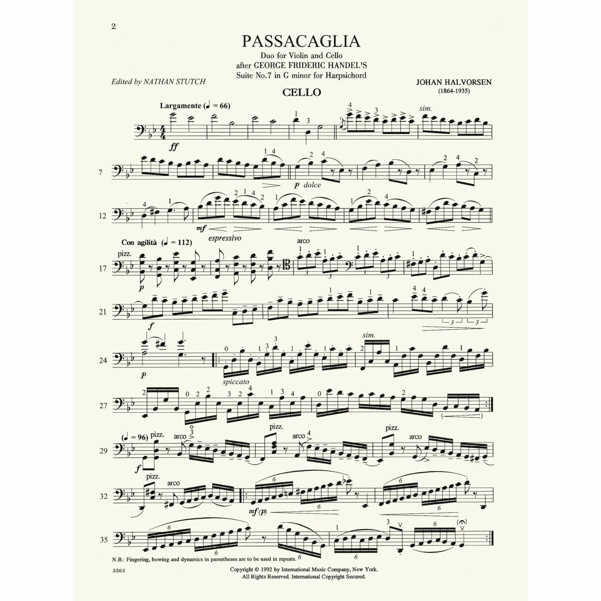 Sample: Cello (Pg. 2)