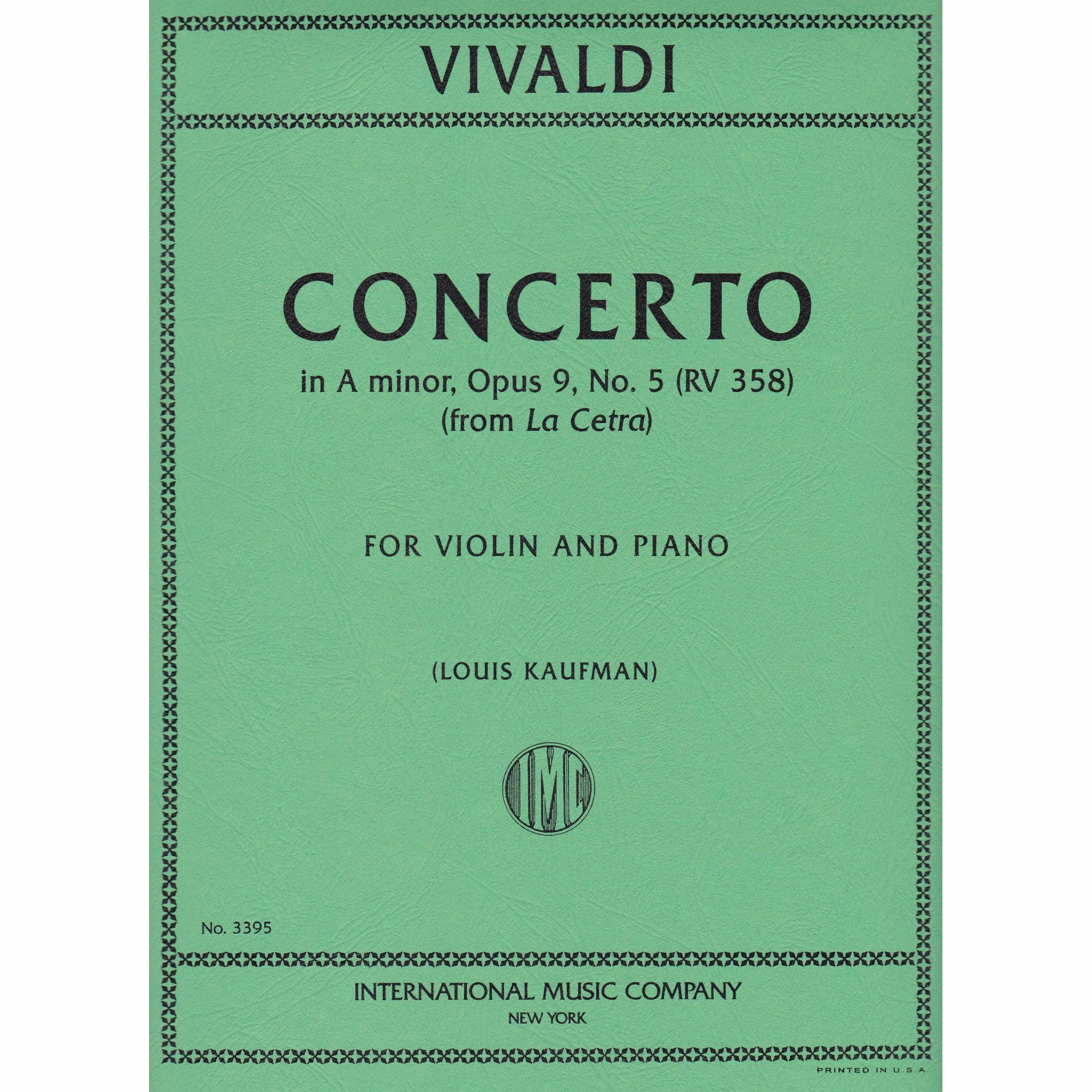Violin Concerto in A Minor, Op. 9, No. 5