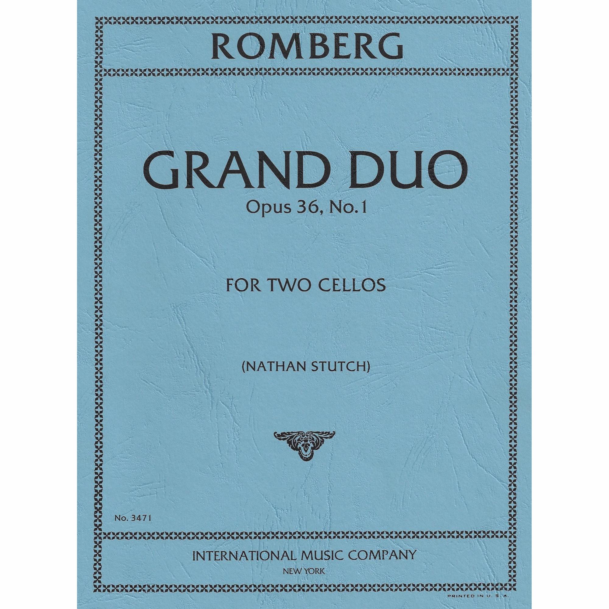 Romberg -- Grand Duo, Op. 36, No. 1 for Two Cellos