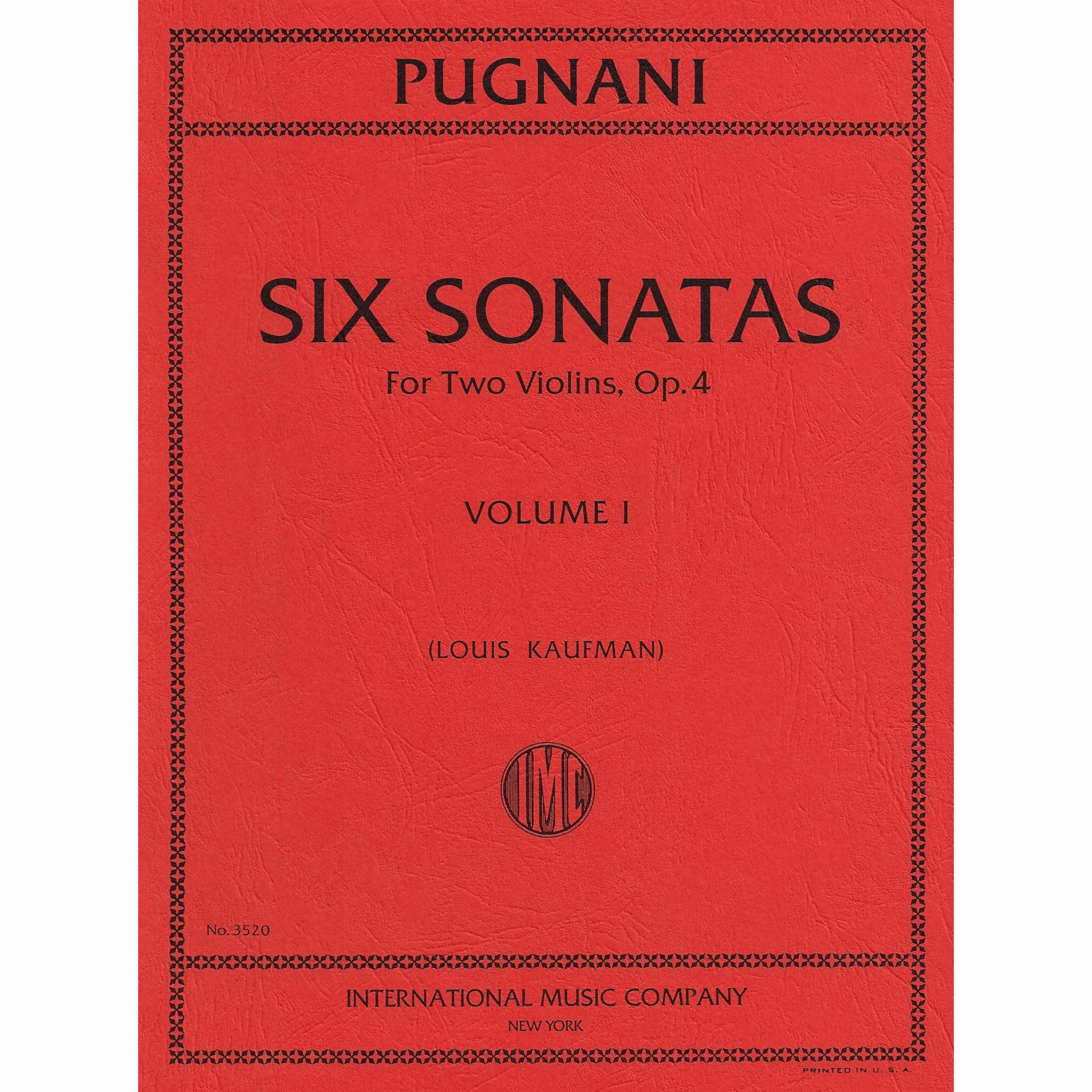 Pugnani -- Six Sonatas, Op. 4 for Two Violins and Piano