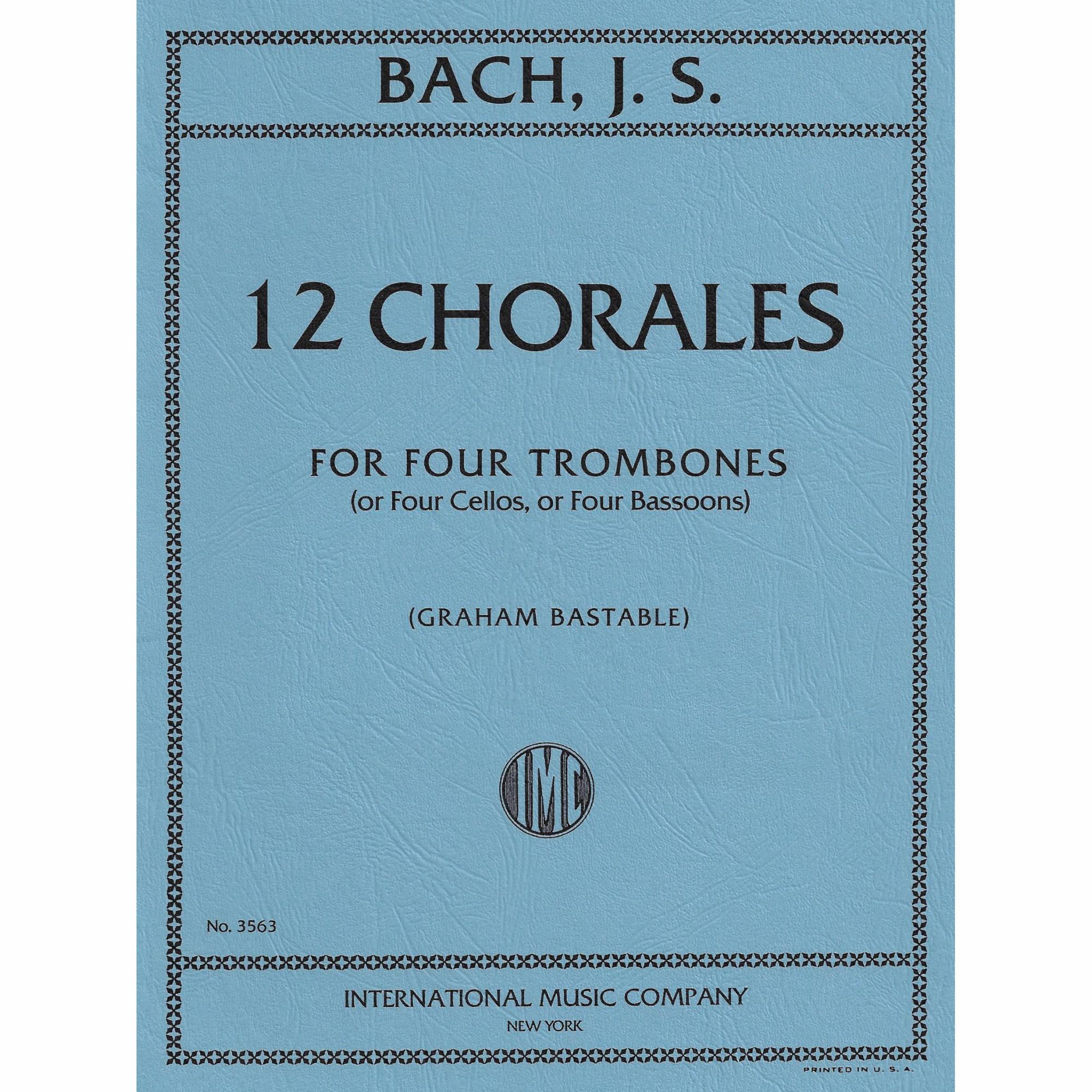 Bach -- 12 Chorales for Four Cellos