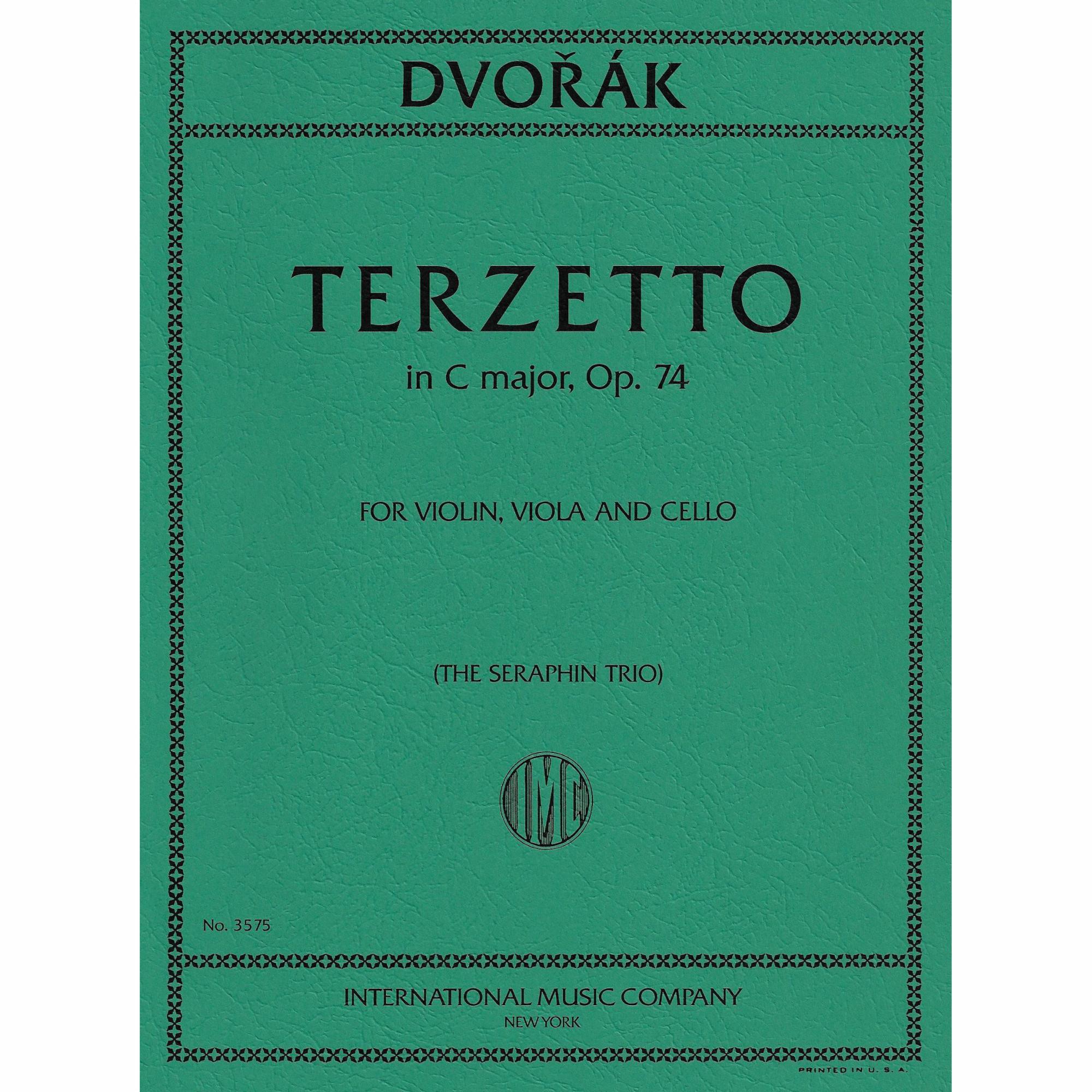 Dvorak -- Terzetto in C Major, Op. 74 for Violin, Viola, and Cello