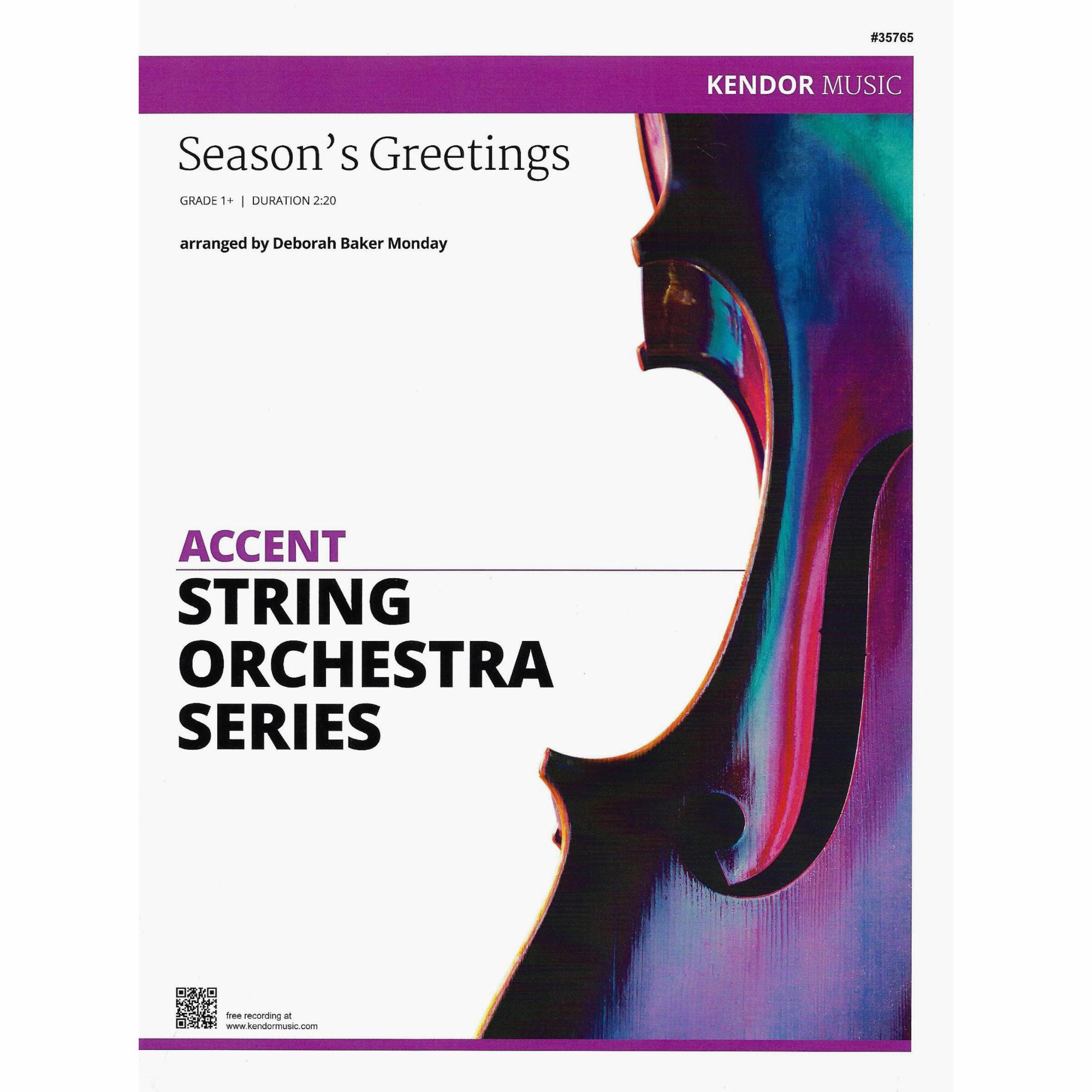 Season's Greetings for String Orchestra