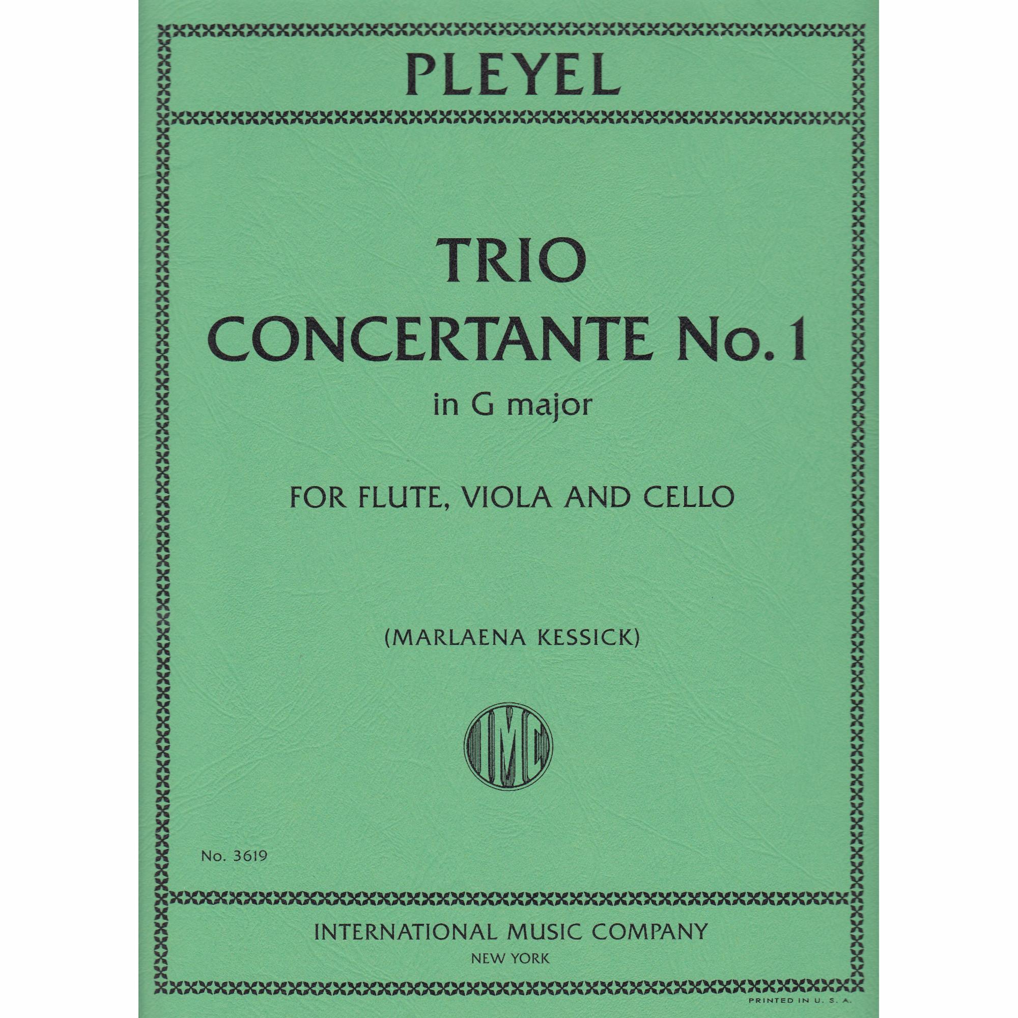 Trio Concertante No. 1 in G Major for Flute, Viola, and Cello