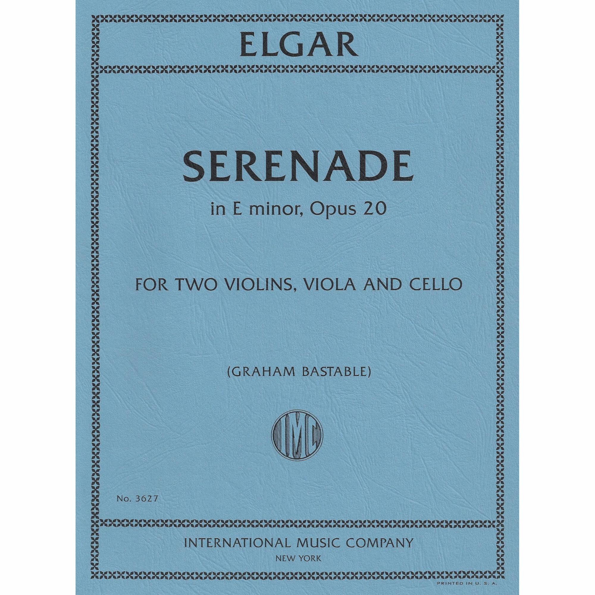 Elgar -- Serenade in E Minor, Op. 20 for String Quartet
