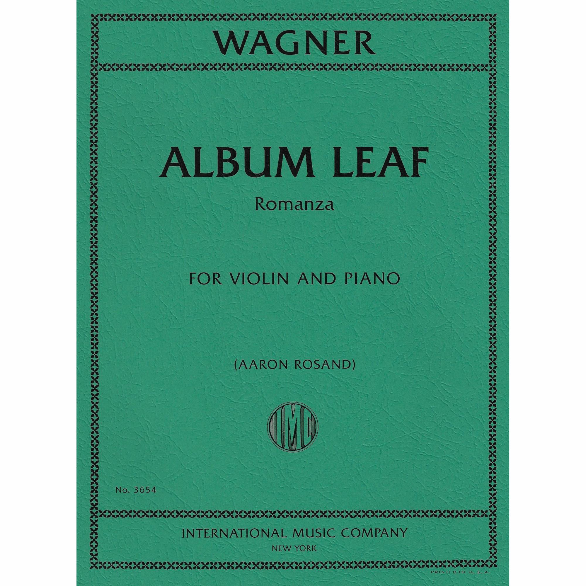 Album Leaf, WWV 94 for Violin and Piano