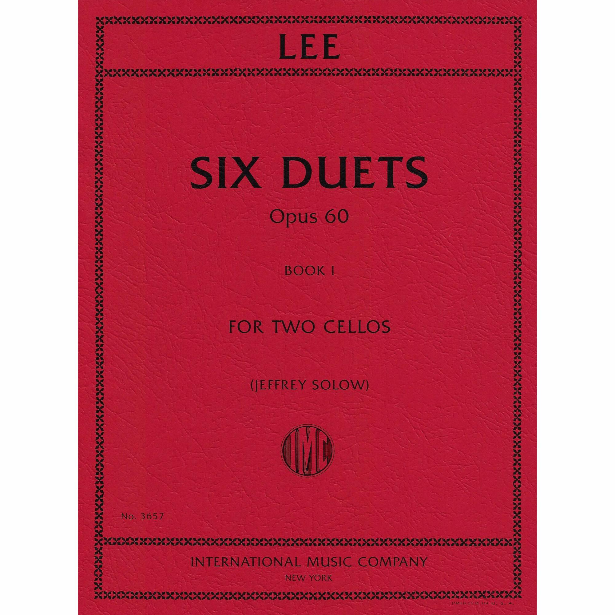Lee -- Six Duets, Op. 60, Books I-II for Two Cellos