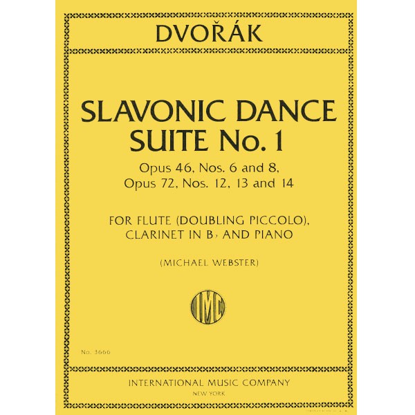 Slavonic Dance Suite No. 1 for Flute, Clarinet and Piano