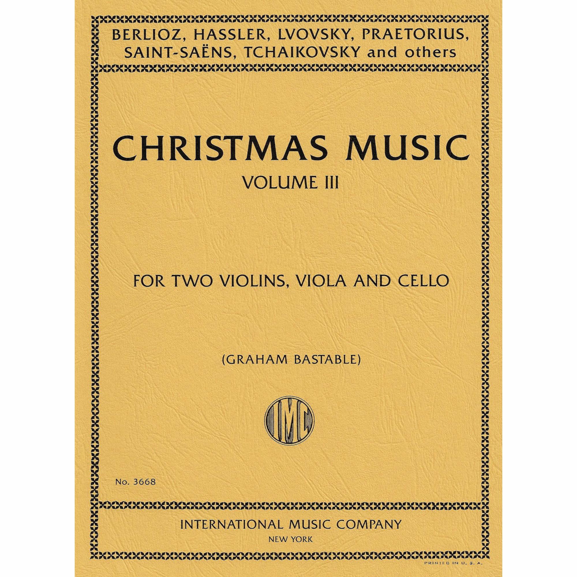 Christmas Music for String Quartet, Volume III