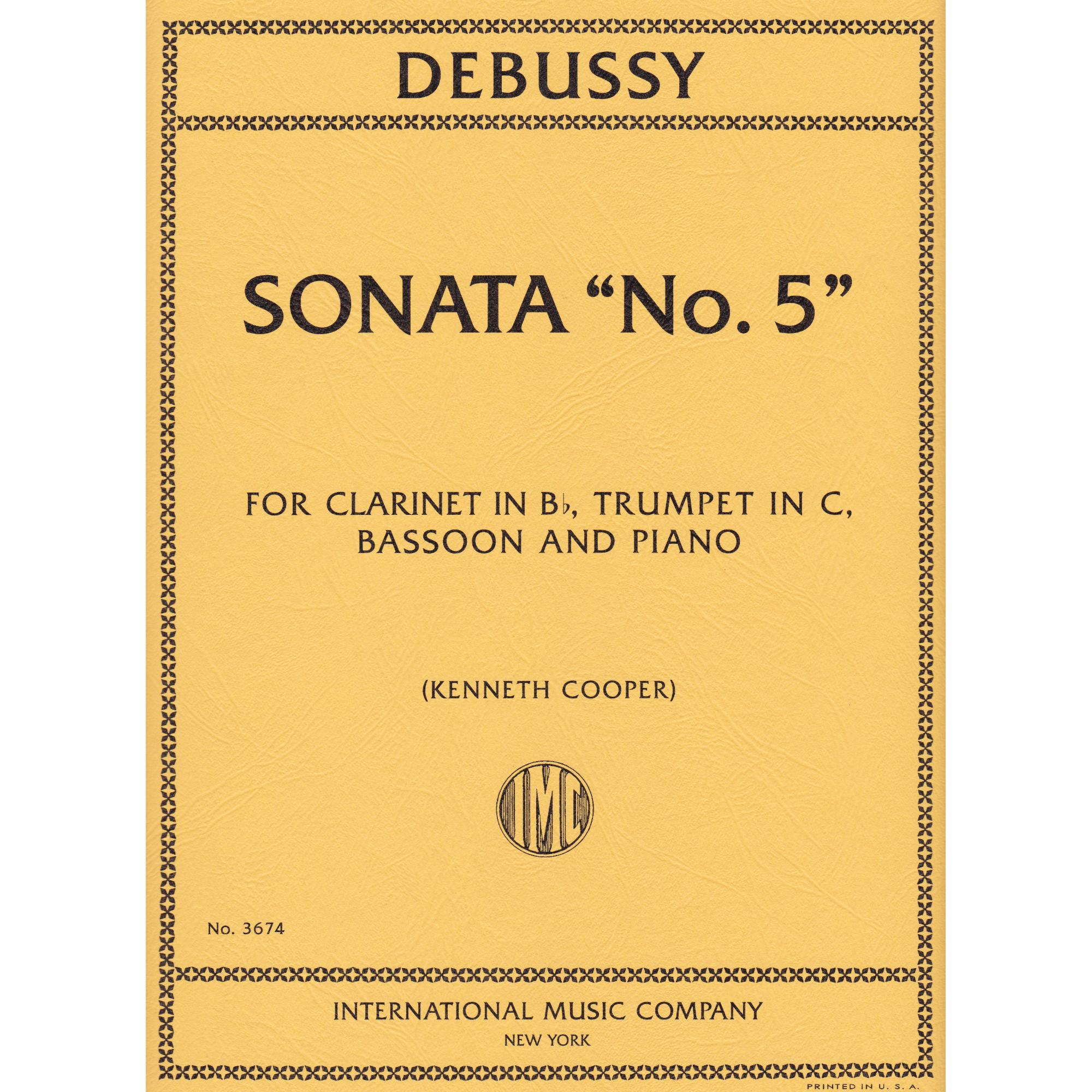 An Imagining of Debussy's Fifth Sonata