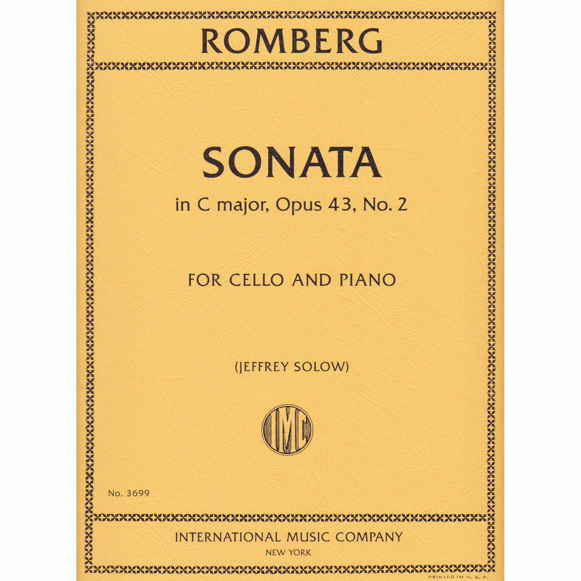 Cello Sonata in C Major, Op. 43, No. 2
