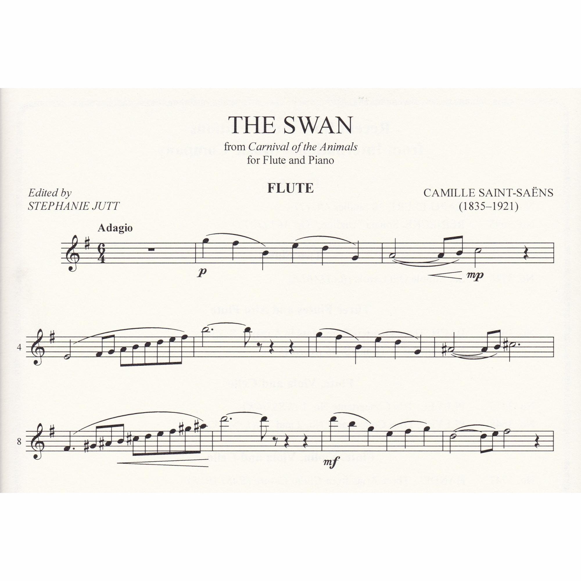 The Swan for Flute and Piano
