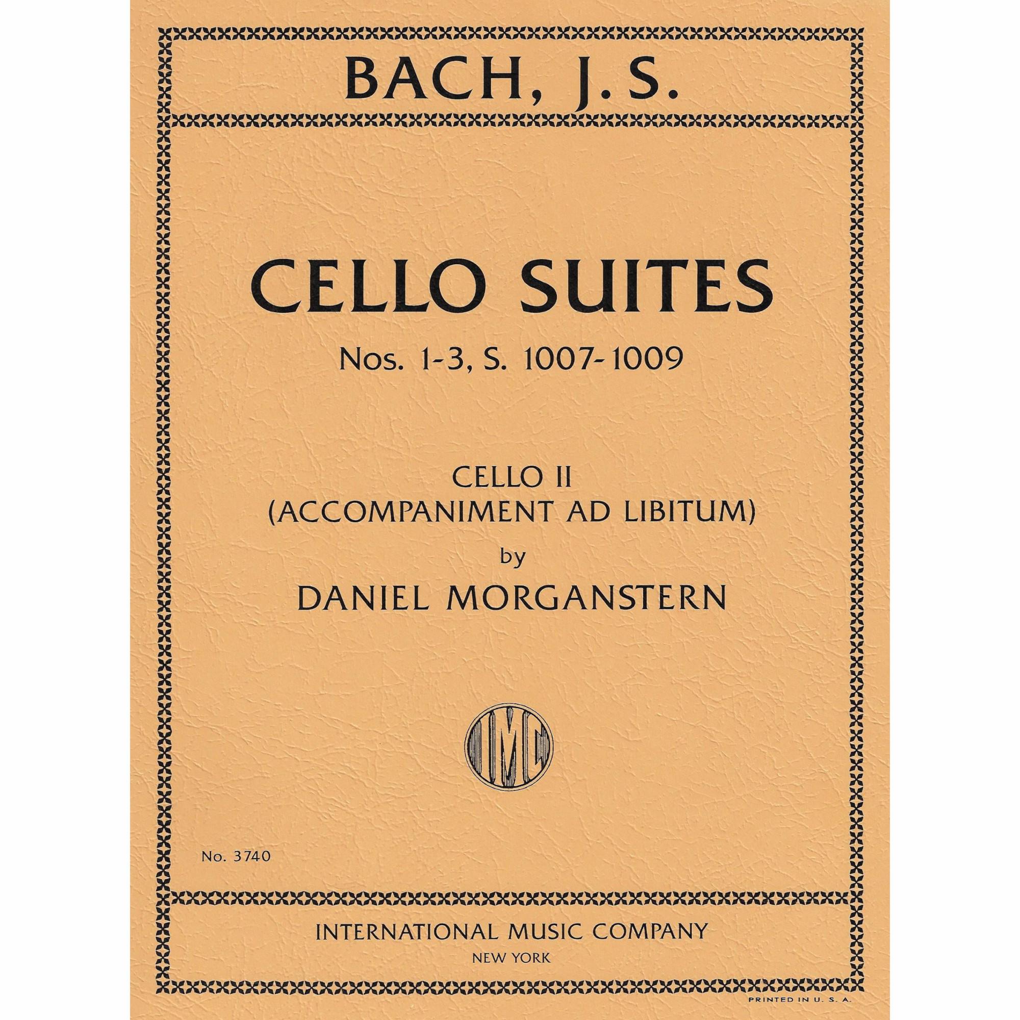 Bach -- Accompaniment to Cello Suites Nos. 1-3 for Cello