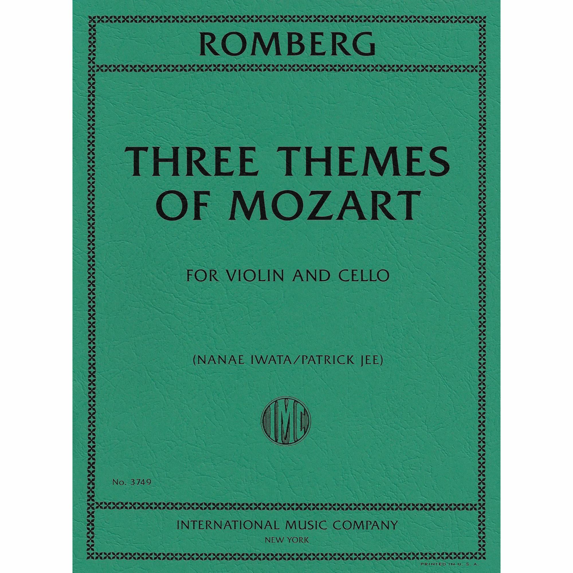 Romberg -- Three Themes of Mozart for Violin and Cello
