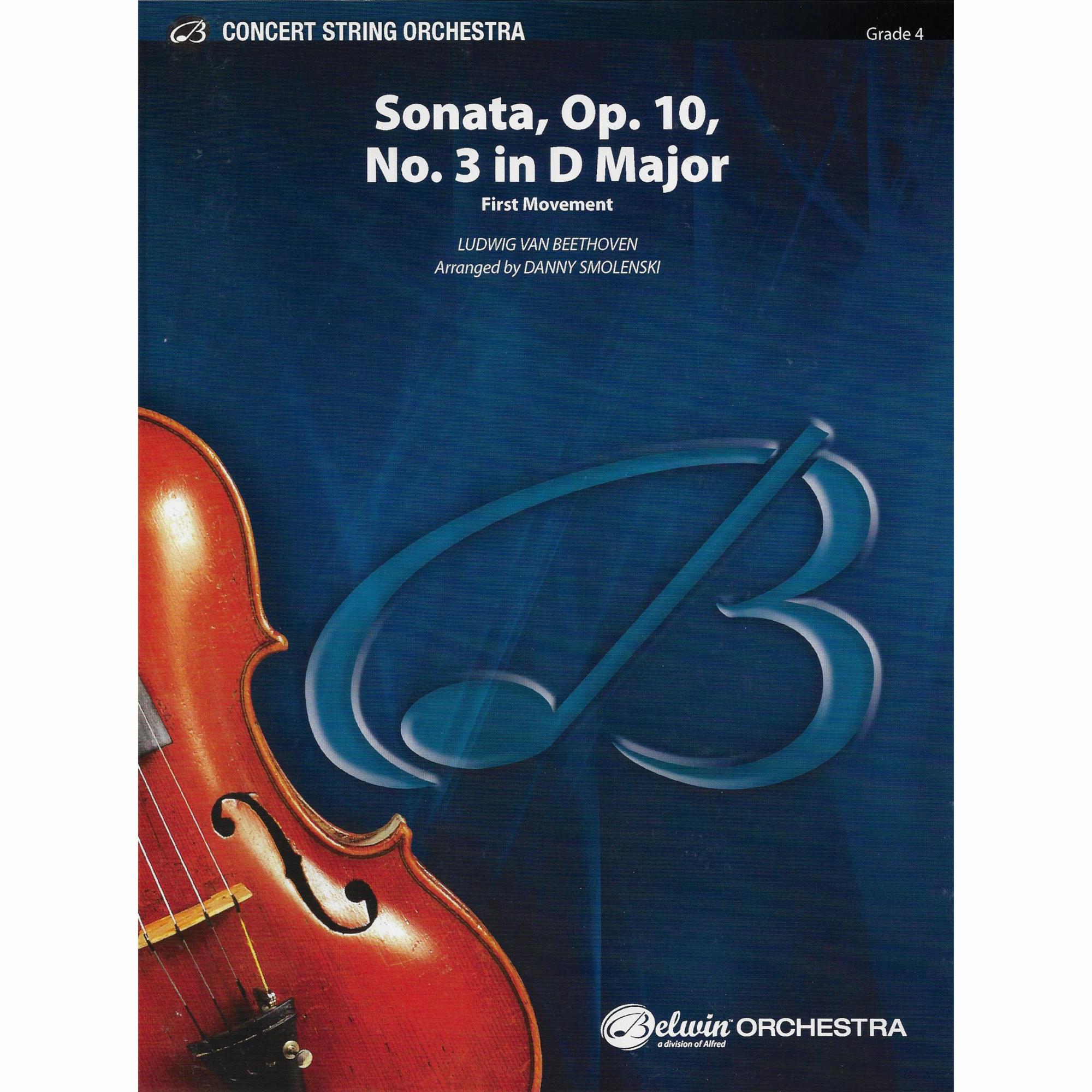 Piano Sonata, Op. 10, No. 3 in D Major for String Orchestra