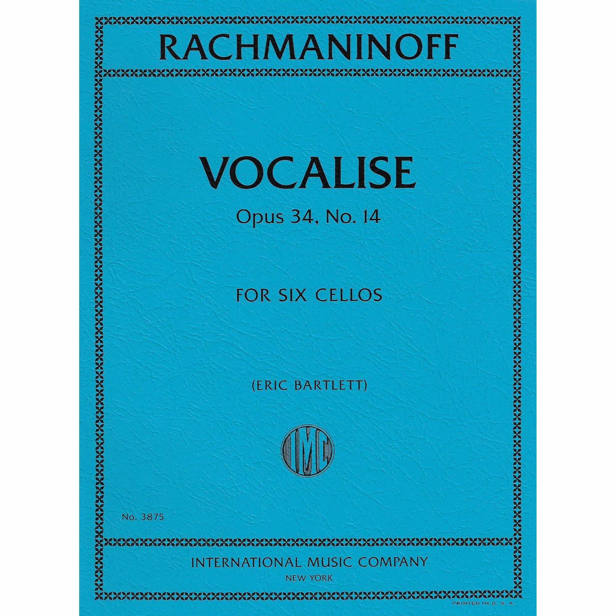 Rachmaninoff -- Vocalise, Op. 34, No. 14 for Six Cellos
