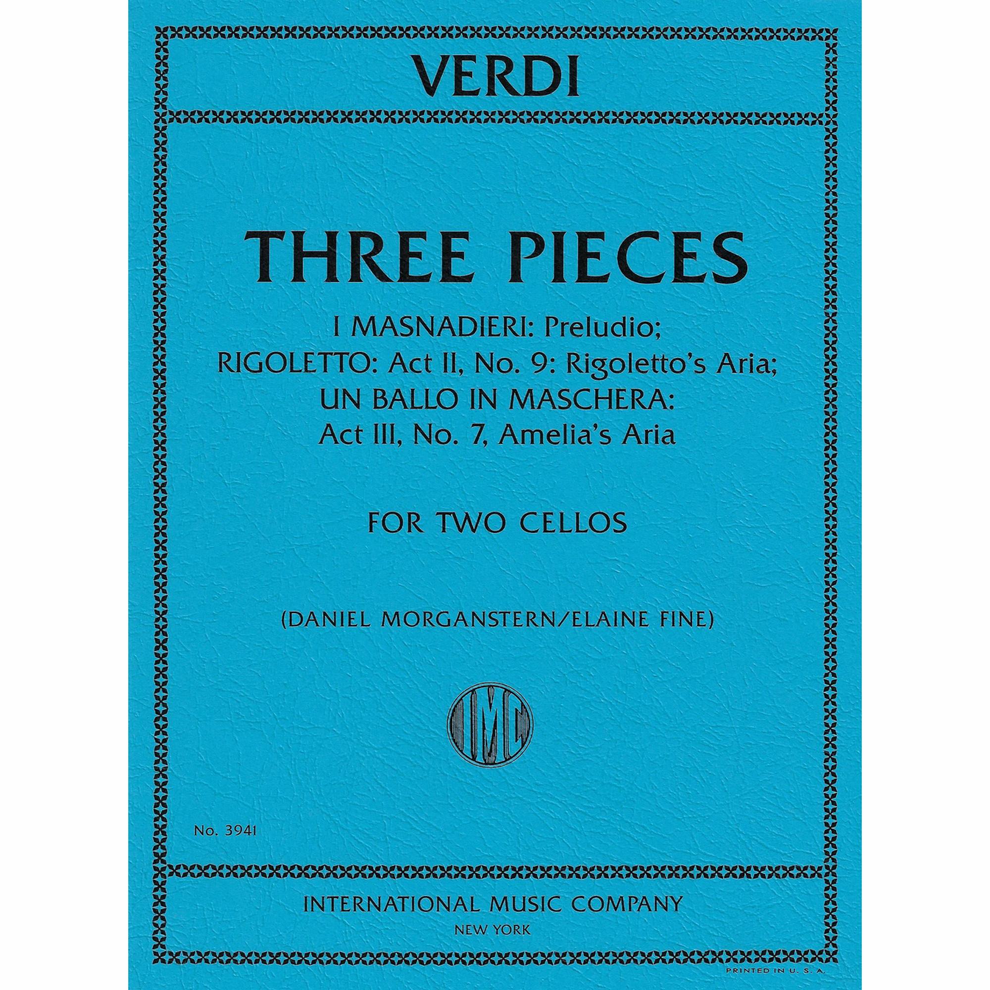 Verdi -- Three Pieces for Two Cellos