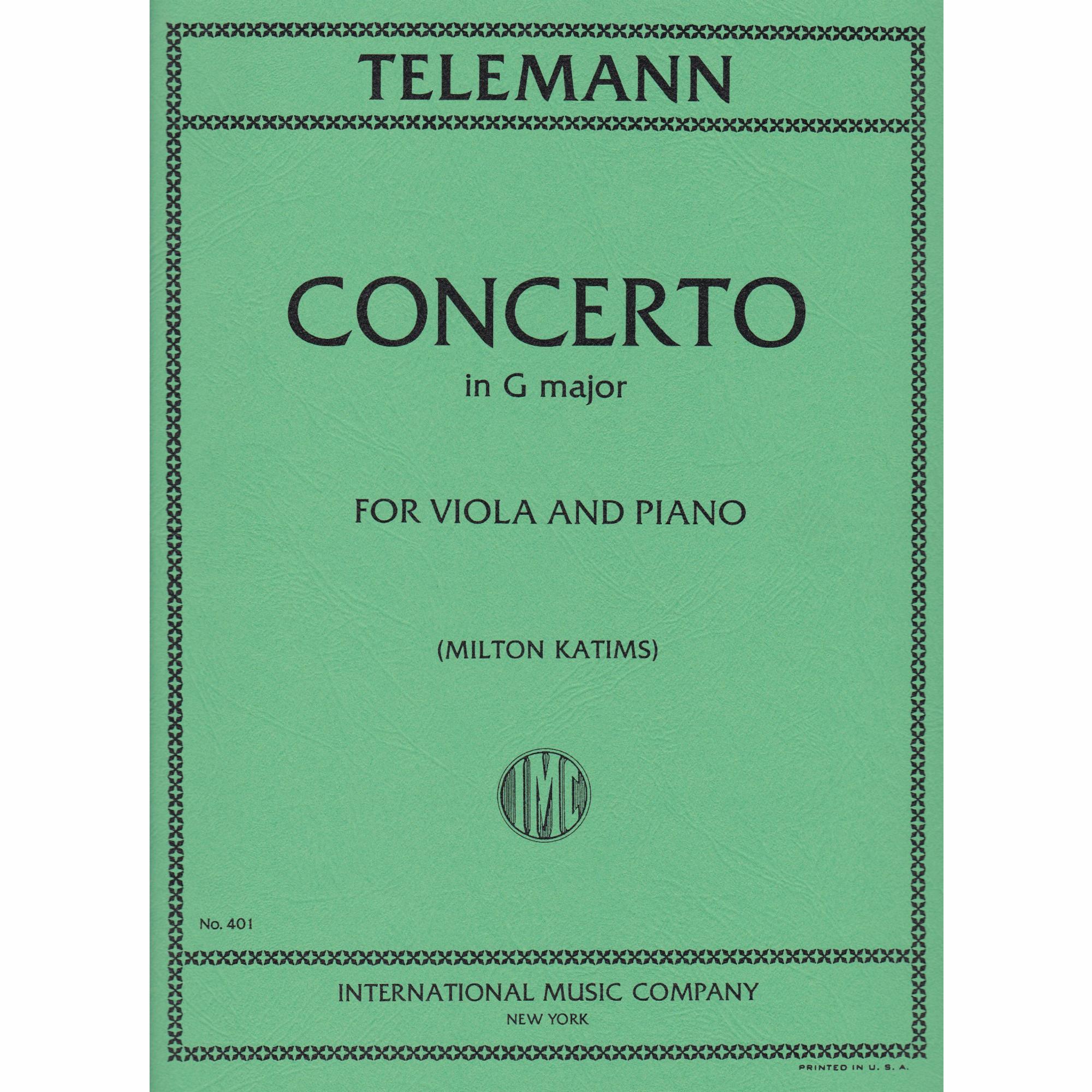 Viola Concerto in G Major