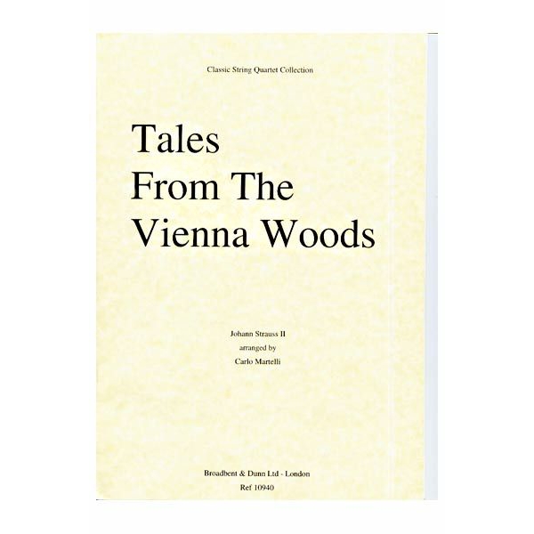 Tales from the Vienna Woods for String Quartet