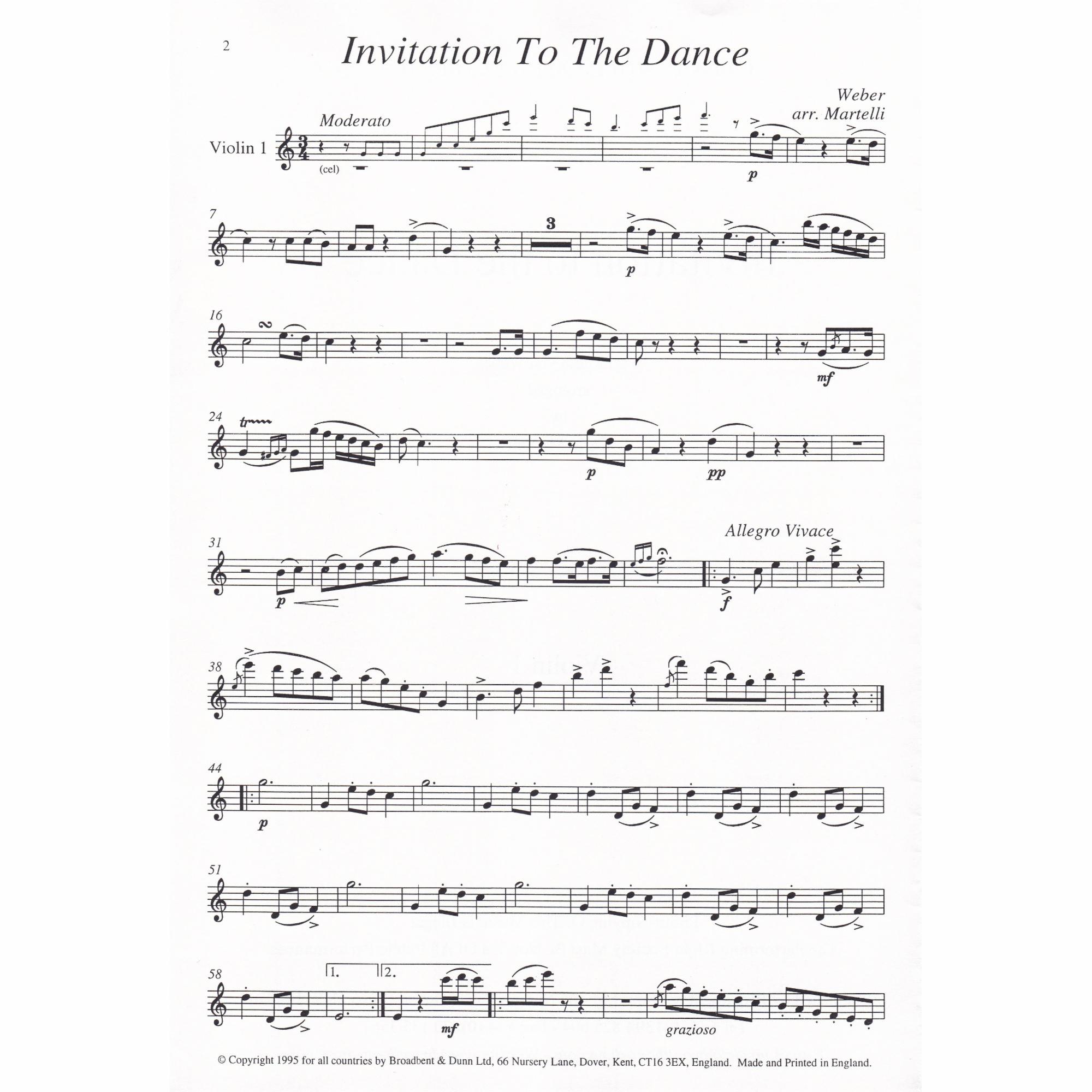 Invitation to the Dance for String Quartet, Op. 65