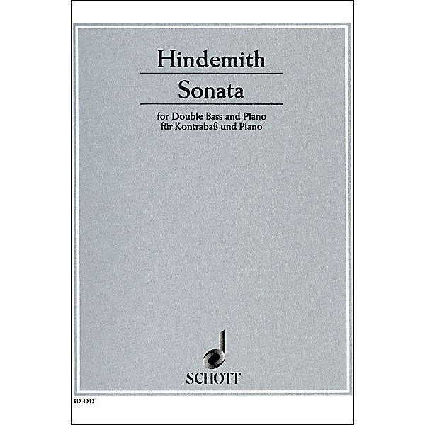 Sonata for String Bass and Piano