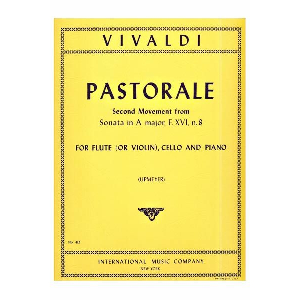 Pastorale Second Movement from Sonata in A Major F.XVI, n.8 for Violin, Cello and Piano