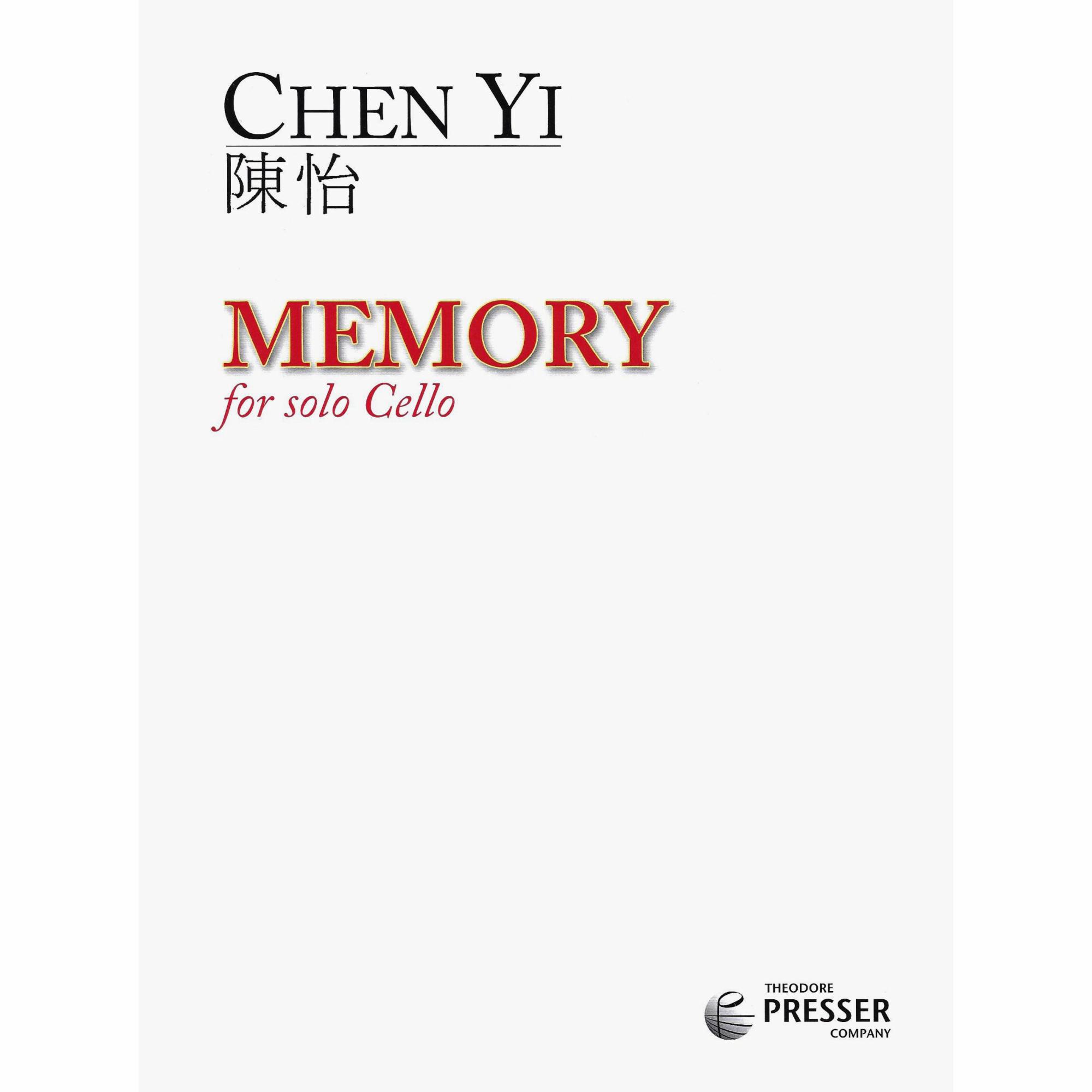 Yi -- Memory for Solo Cello