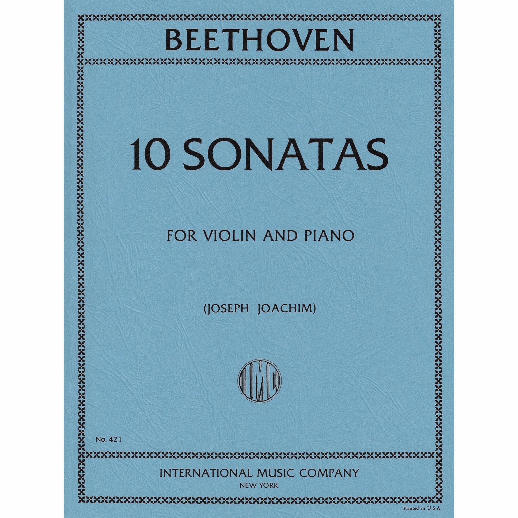 Beethoven -- 10 Sonatas for Violin and Piano