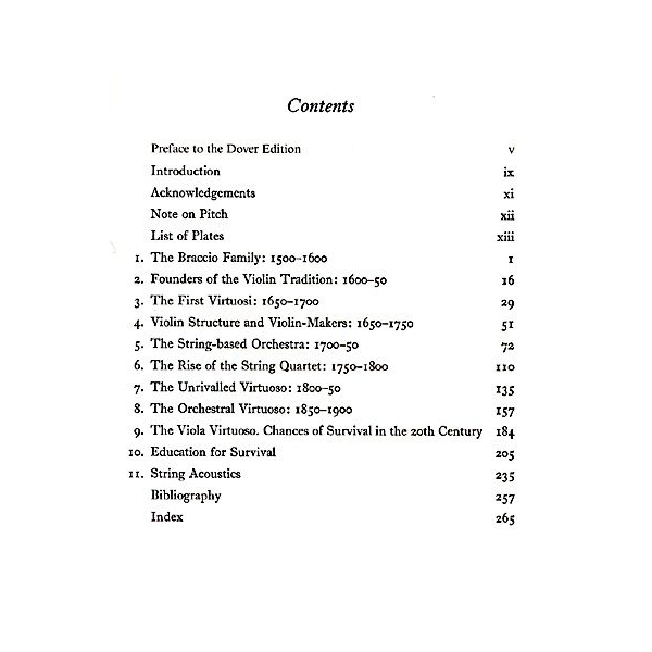 Table Of Contents