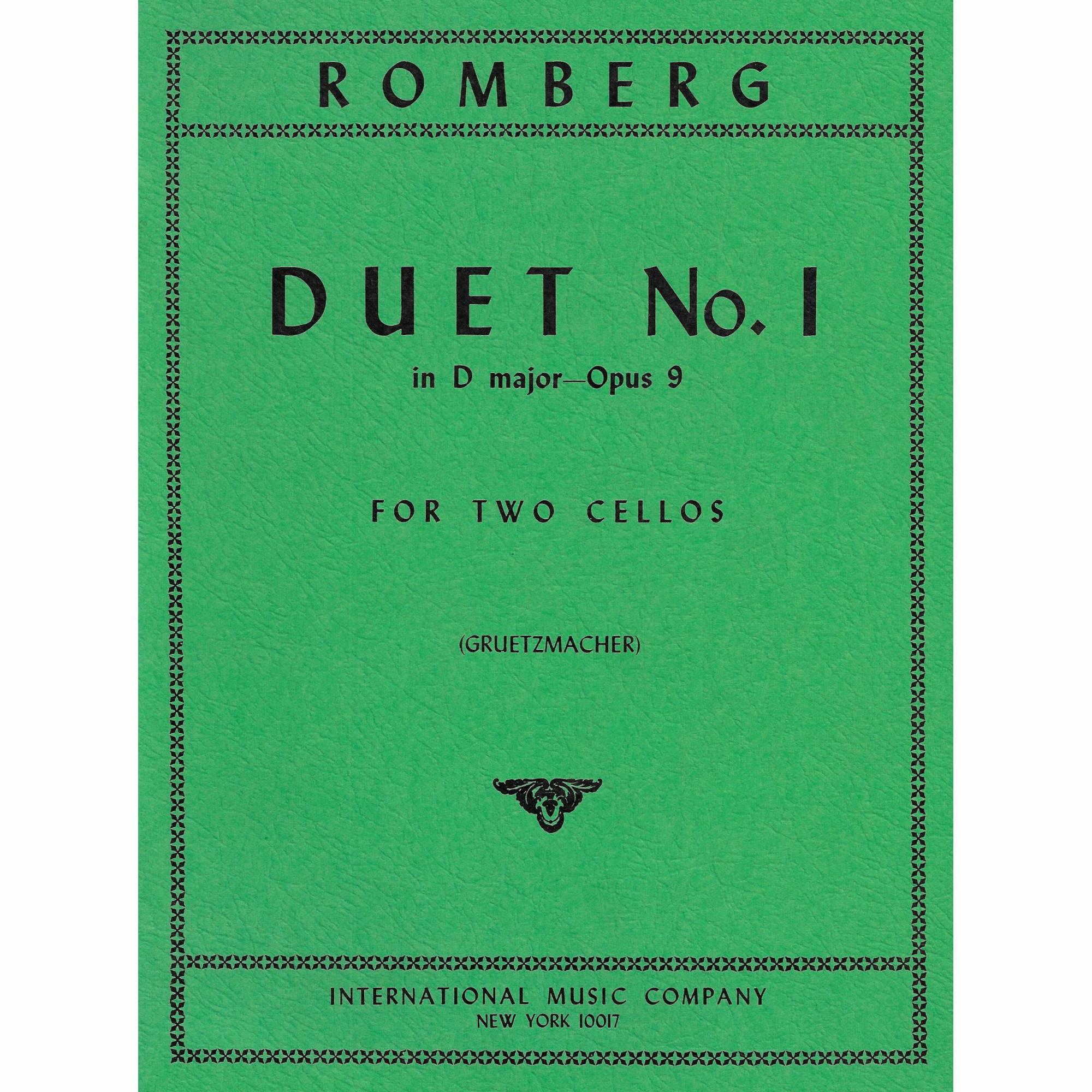 Romberg -- Duet No. 1 in D Major, Op. 9 for Two Cellos