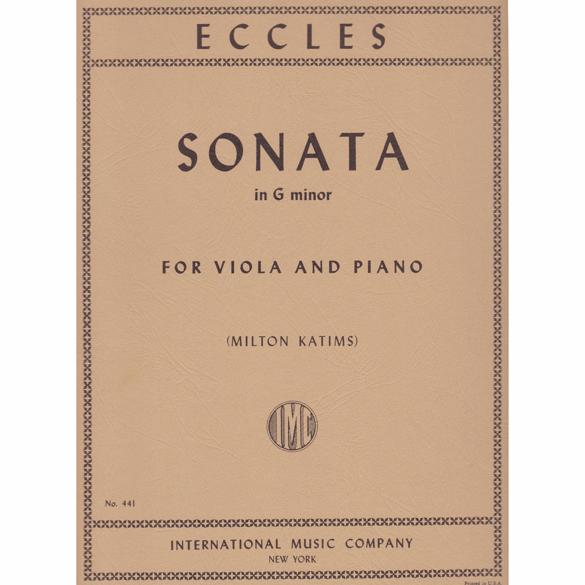 Viola Sonata in G Minor