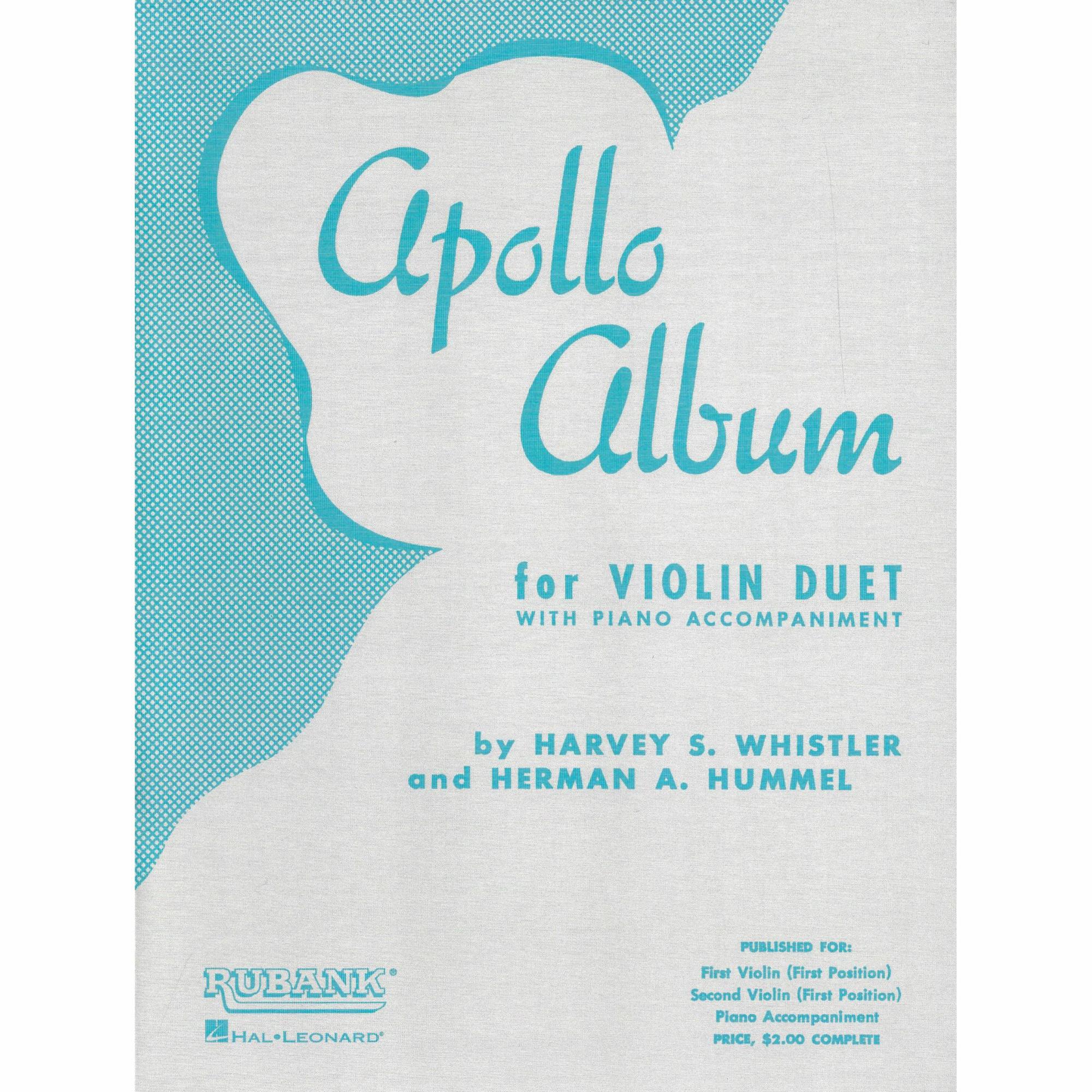 Apollo Album for Two Violins and Piano
