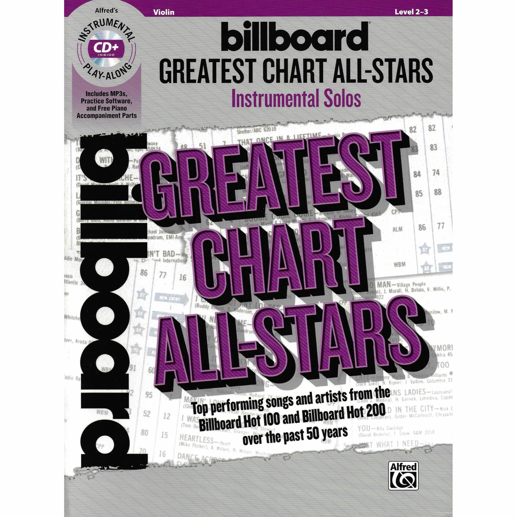 Billboard Greatest Chart All-Stars for Violin, Viola, or Cello