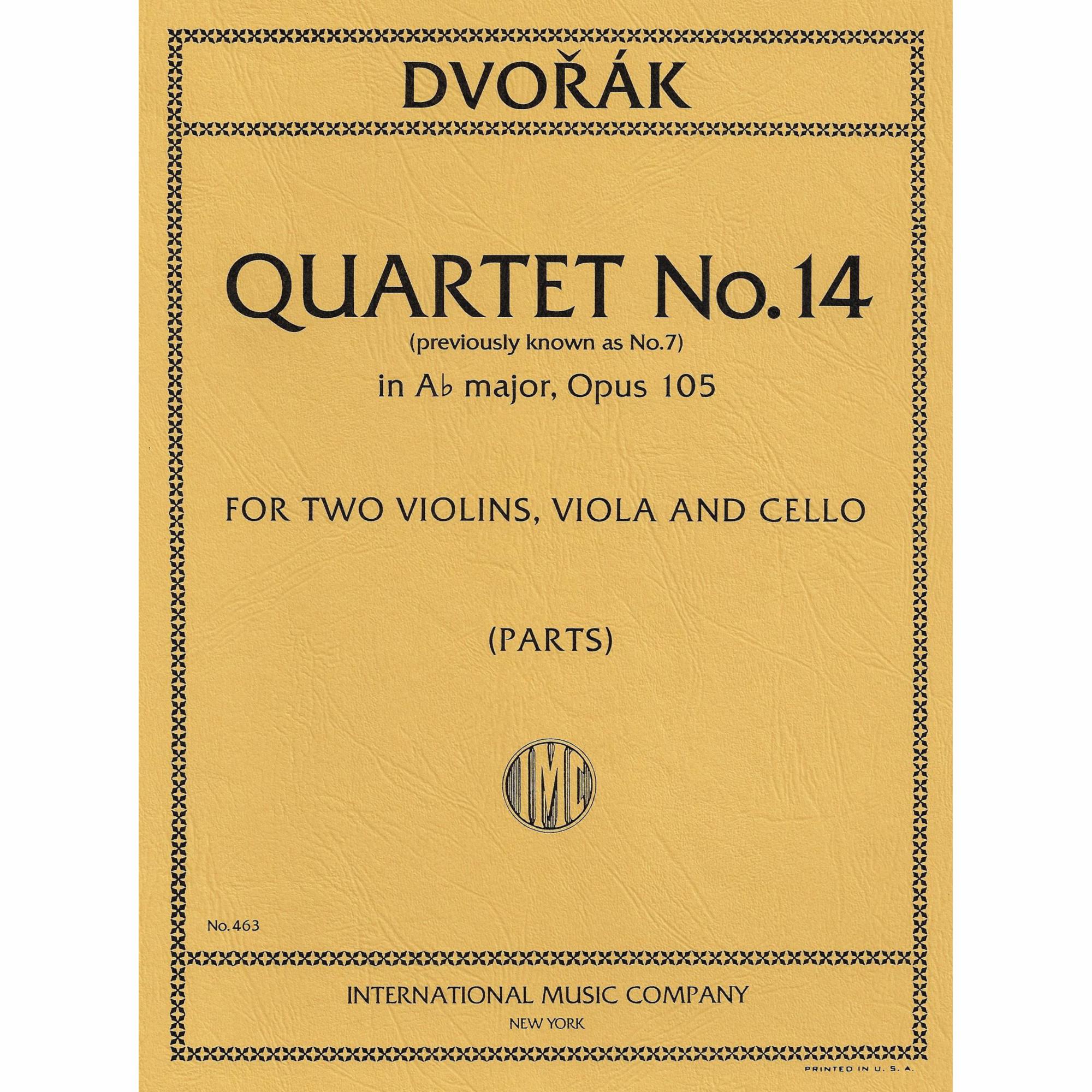 Dvorak -- String Quartet No. 14 in A-flat Major, Op. 105