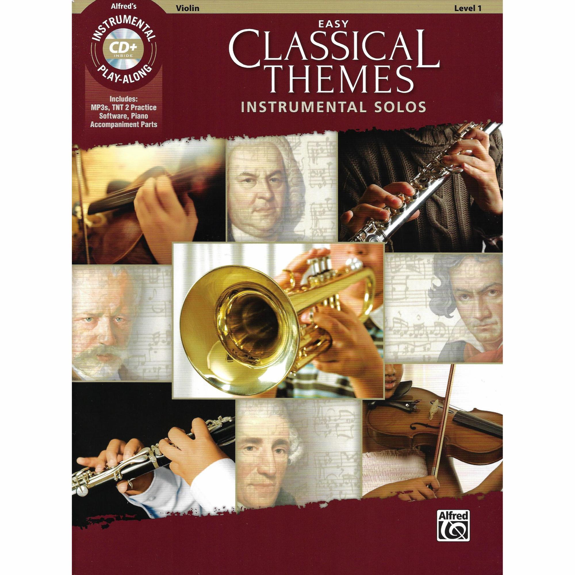 Easy Classical Themes for Violin, Viola, or Cello