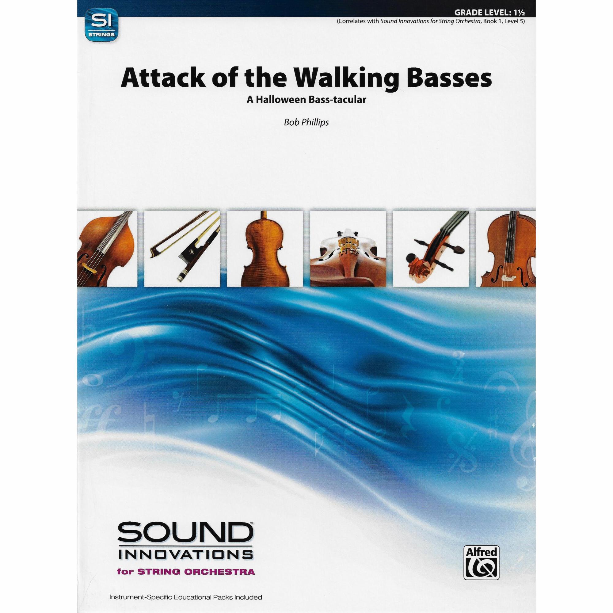 Attack of the Walking Basses  for String Orchestra