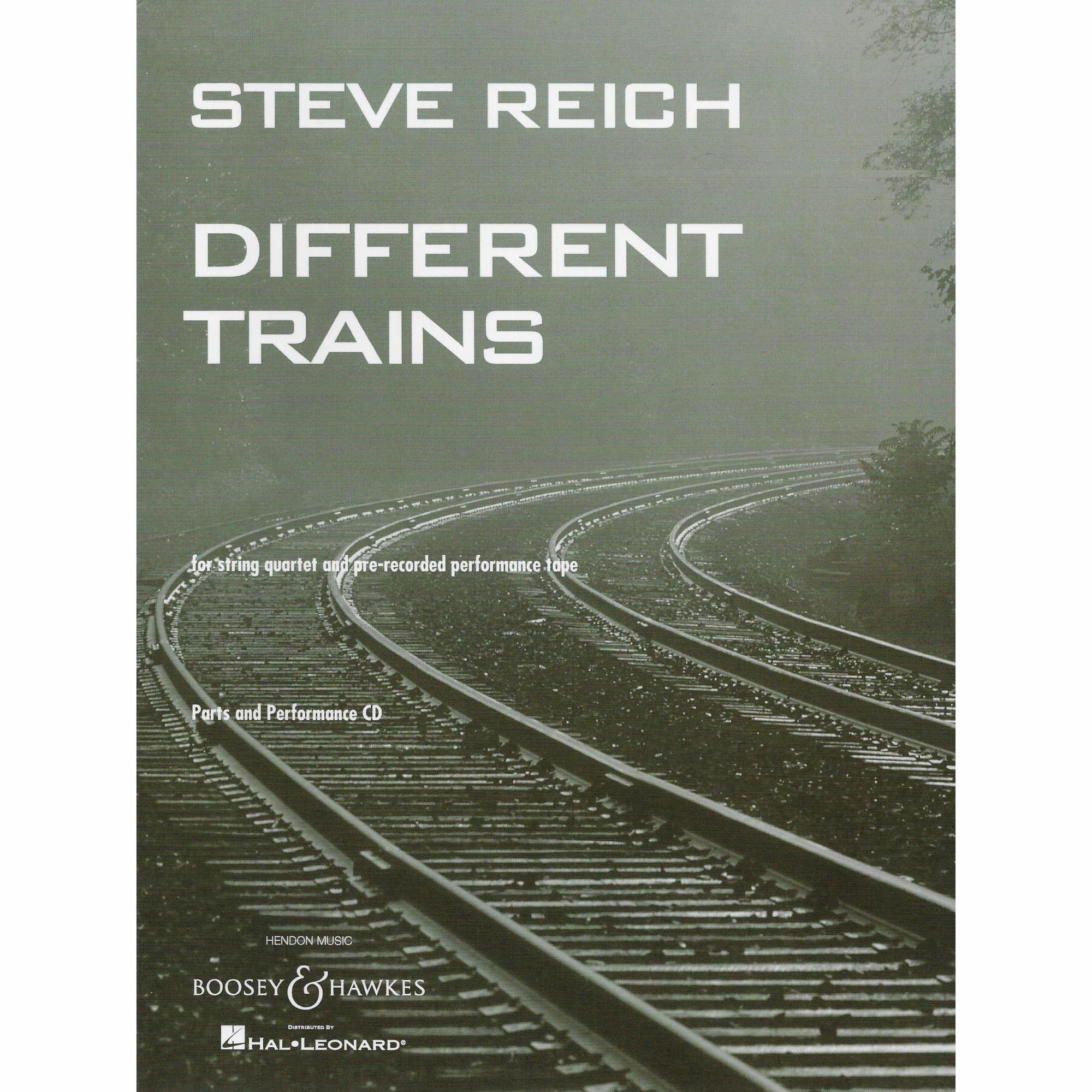 Reich -- Different Trains for String Quartet and Pre-Recorded Tape